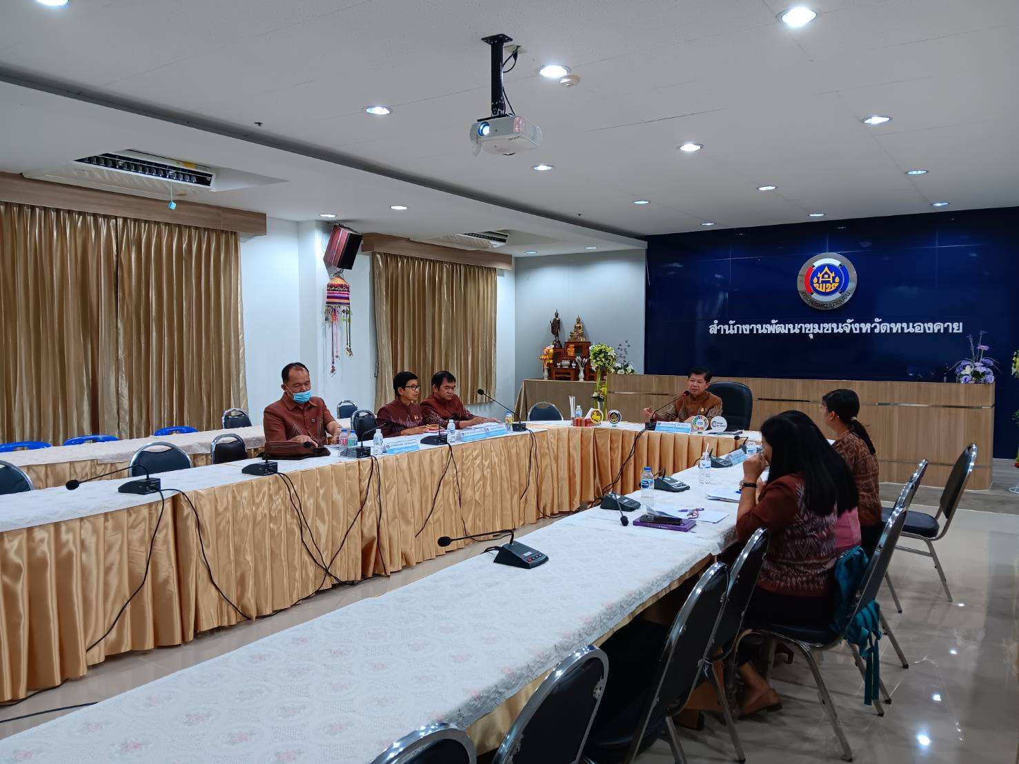 พช.หนองคาย ประชุมคณะทำงานพิจารณาจัดทำข้อตกลงการปฏิบัติราชการและการประเมินผลการปฏิบัติราชการของข้าราชการสำนักงานพัฒนาชุมชนจังหวัดหนองคาย