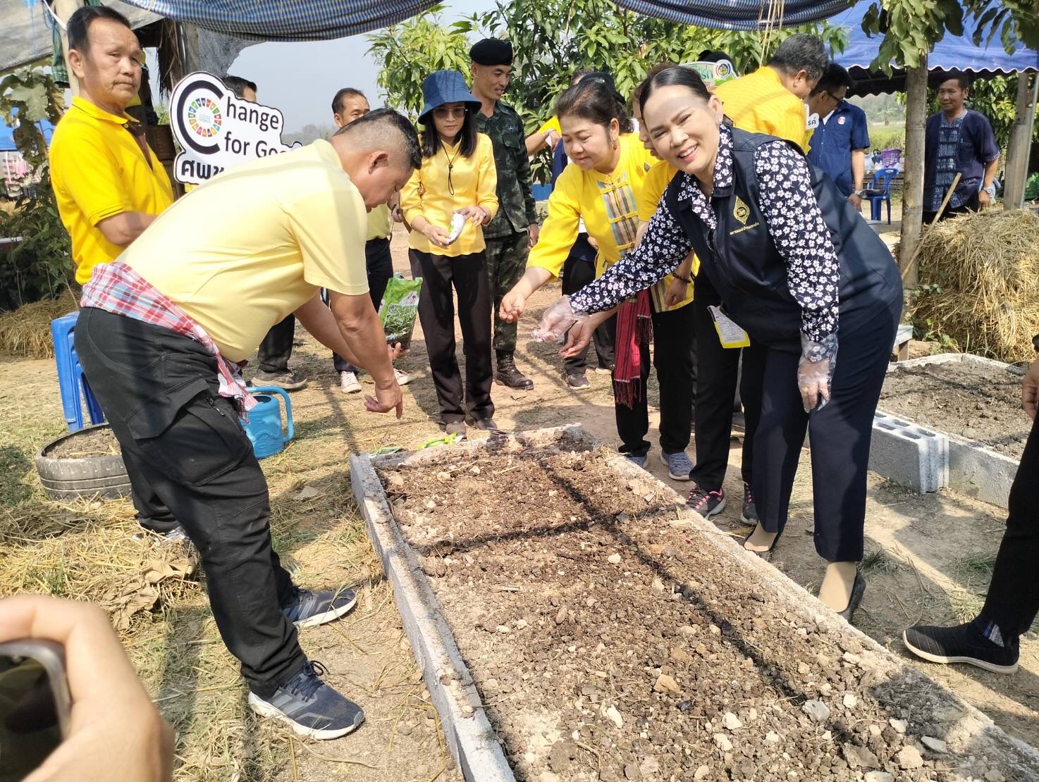 พช.หนองคาย ดำเนินโครงการศูนย์เรียนรู้เฉลิมพระเกียรติพระบาทสมเด็จพระเจ้าอยู่หัว โคก หนอง นา โมเดล และโครงการพัฒนาและยกระดับงานวิจัยของหน่วยงานในสังกัดสถาบันการพัฒนาชุมชน ปี 2567