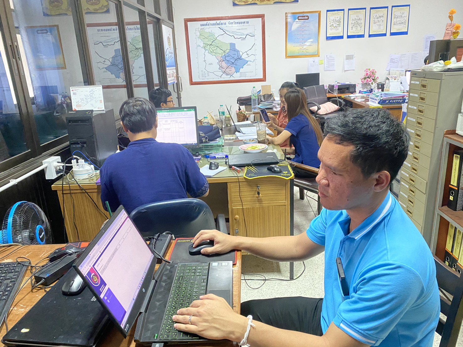 พช.หนองคาย ติดตามและสนับสนุนการจัดเก็บข้อมูลความจำเป็นขั้นพื้นฐาน (จปฐ.) ปี 2567 อำเภอโพธิ์ตาก