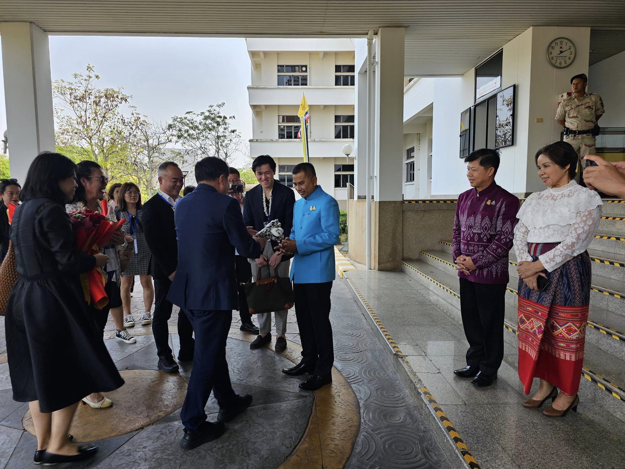 พช.หนองคาย ร่วมให้การต้อนรับคณะสื่อมวลชนจากมณฑลซิงไห่ สาธารณรัฐประชาชนจีน