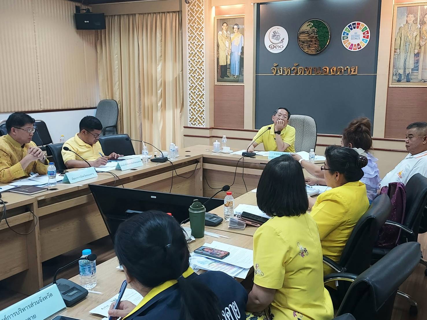 พช.หนองคาย : ประชุมเตรียมการจัดงานเดินแบบผ้าไทยเพื่อการกุศล ประจำปี พ.ศ. 2567 ครั้งที่ 2/2567