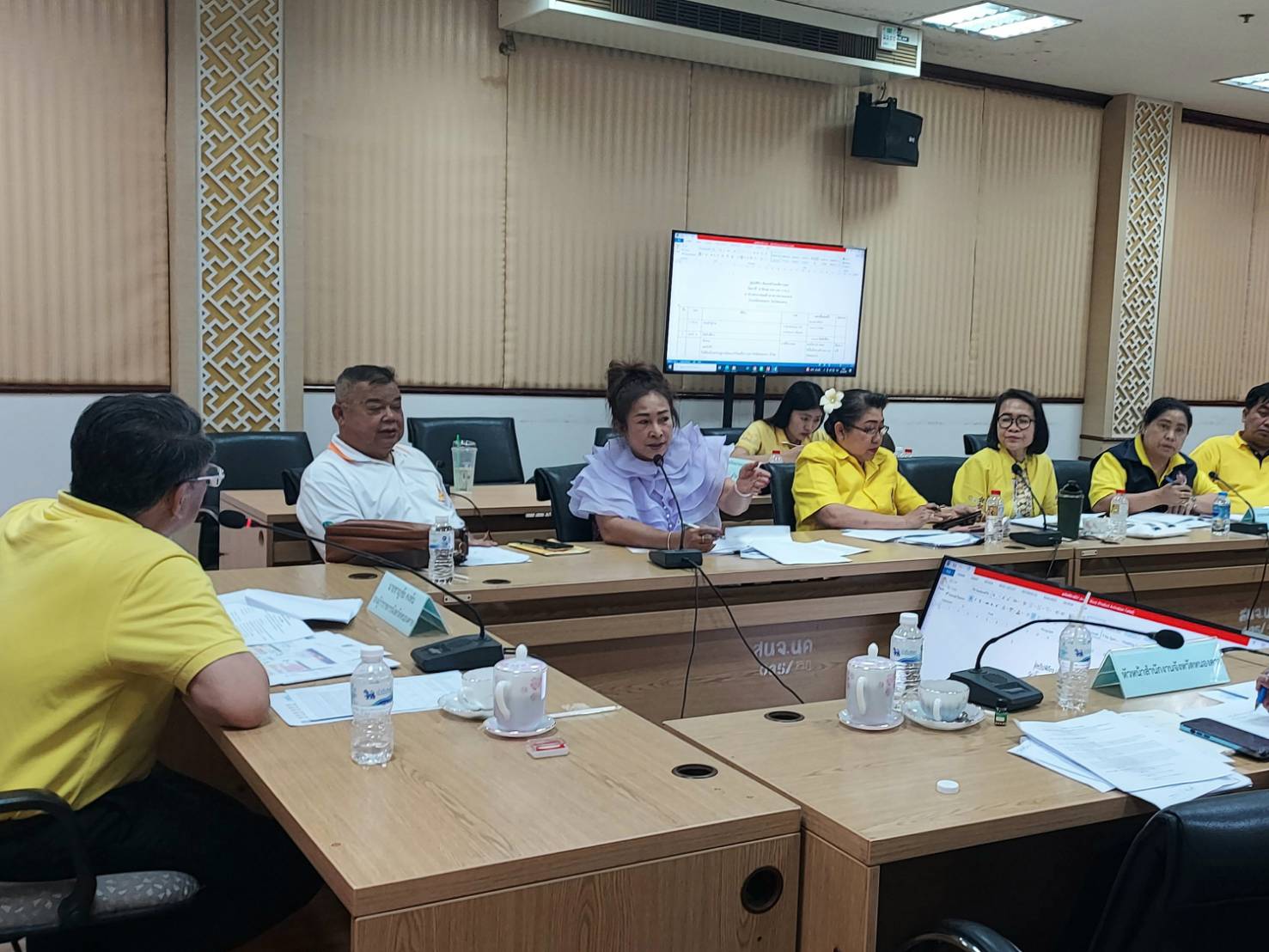 พช.หนองคาย : ประชุมเตรียมการจัดงานเดินแบบผ้าไทยเพื่อการกุศล ประจำปี พ.ศ. 2567 ครั้งที่ 2/2567