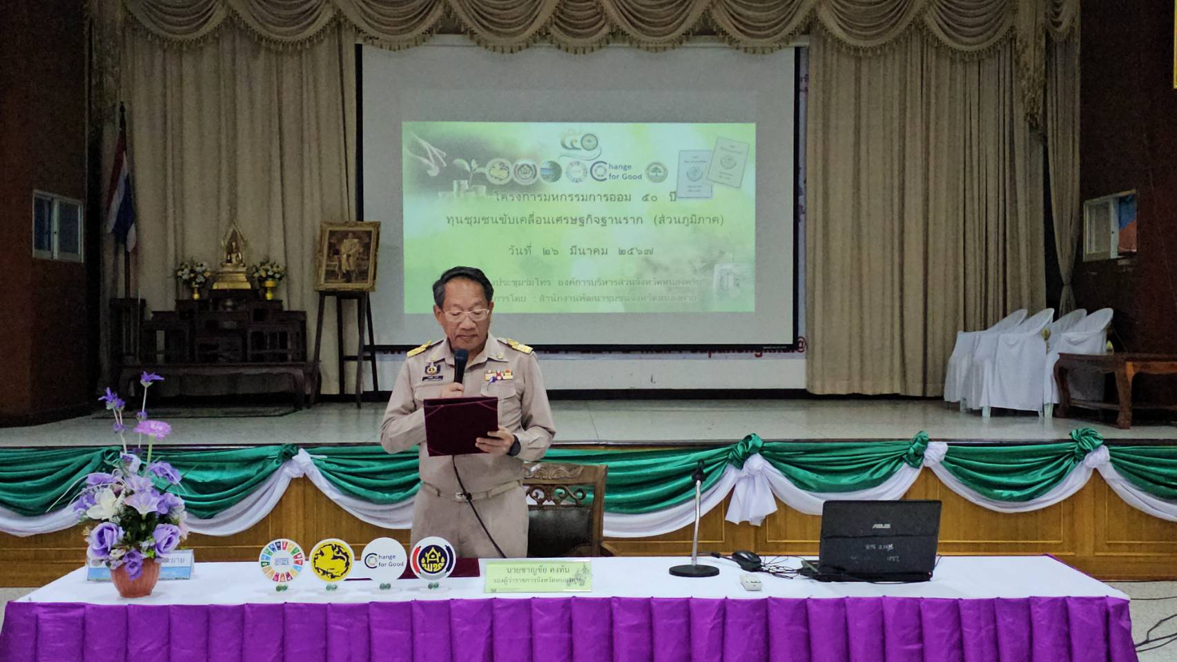 จังหวัดหนองคาย ส่งเสริมการออมและการเข้าถึงแหล่งทุน จัดมหกรรมการออม 50 ปี ทุนชุมชนขับเคลื่อนเศรษฐกิจฐานราก (ระดับภูมิภาค)