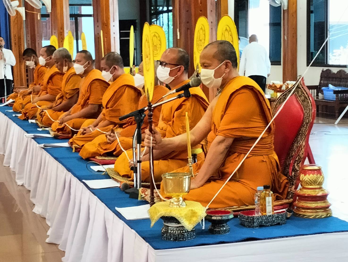 พช.หนองคาย ร่วมพิธีเจริญพระพุทธมนต์เพื่อสวดสาธยายถวายเป็นพระราชกุศล ถวายพระพรชัยมงคลแด่ สมเด็จพระเจ้าลูกเธอ เจ้าฟ้าพัชรกิติยาภา นเรนทิราเทพยวดี กรมหลวงราชสาริณีสิริพัชร มหาวัชรราชธิดา