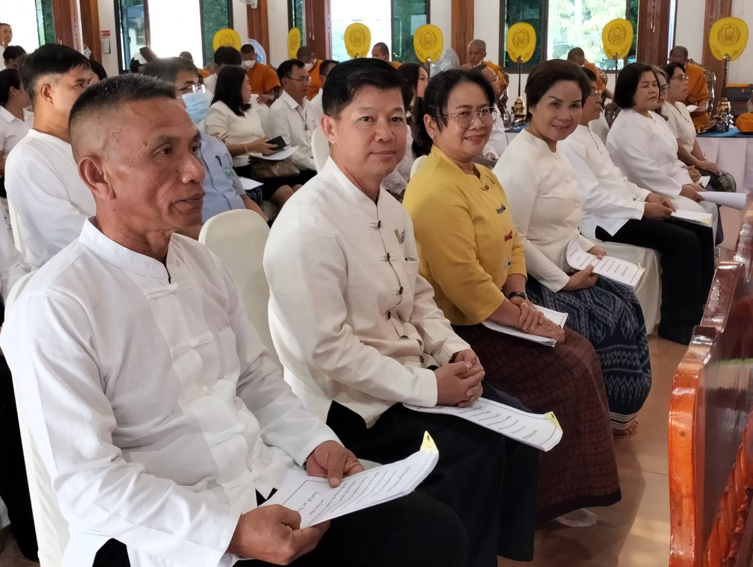 พช.หนองคาย ร่วมพิธีเจริญพระพุทธมนต์เพื่อสวดสาธยายถวายเป็นพระราชกุศล ถวายพระพรชัยมงคลแด่ สมเด็จพระเจ้าลูกเธอ เจ้าฟ้าพัชรกิติยาภา นเรนทิราเทพยวดี กรมหลวงราชสาริณีสิริพัชร มหาวัชรราชธิดา