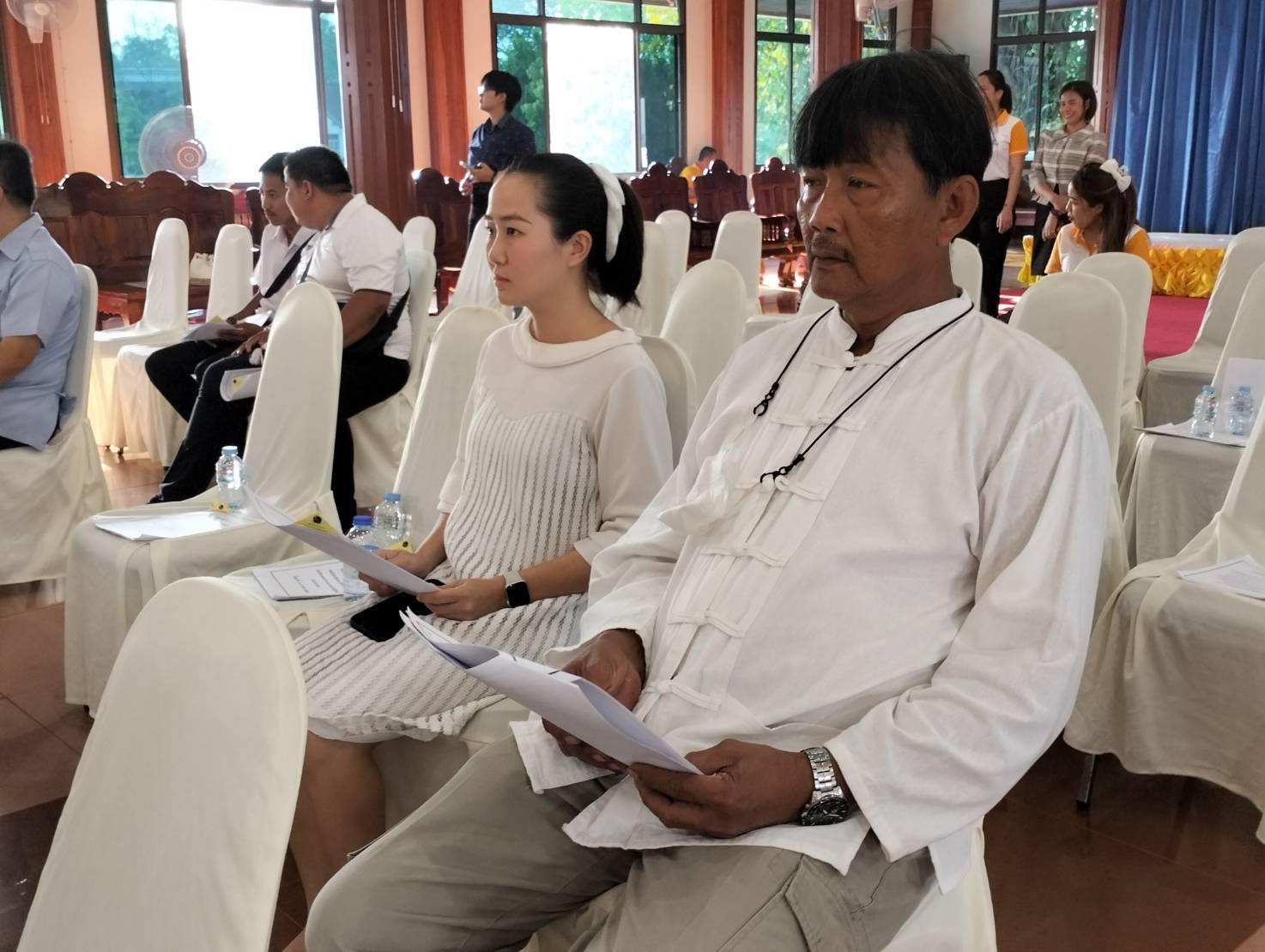 พช.หนองคาย ร่วมพิธีเจริญพระพุทธมนต์เพื่อสวดสาธยายถวายเป็นพระราชกุศล ถวายพระพรชัยมงคลแด่ สมเด็จพระเจ้าลูกเธอ เจ้าฟ้าพัชรกิติยาภา นเรนทิราเทพยวดี กรมหลวงราชสาริณีสิริพัชร มหาวัชรราชธิดา