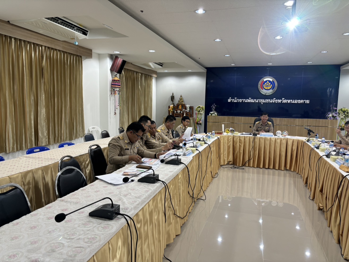 พช.หนองคาย ประชุมผู้อำนวยการกลุ่มงาน พัฒนาการอำเภอ ครั้งที่ 2/2567