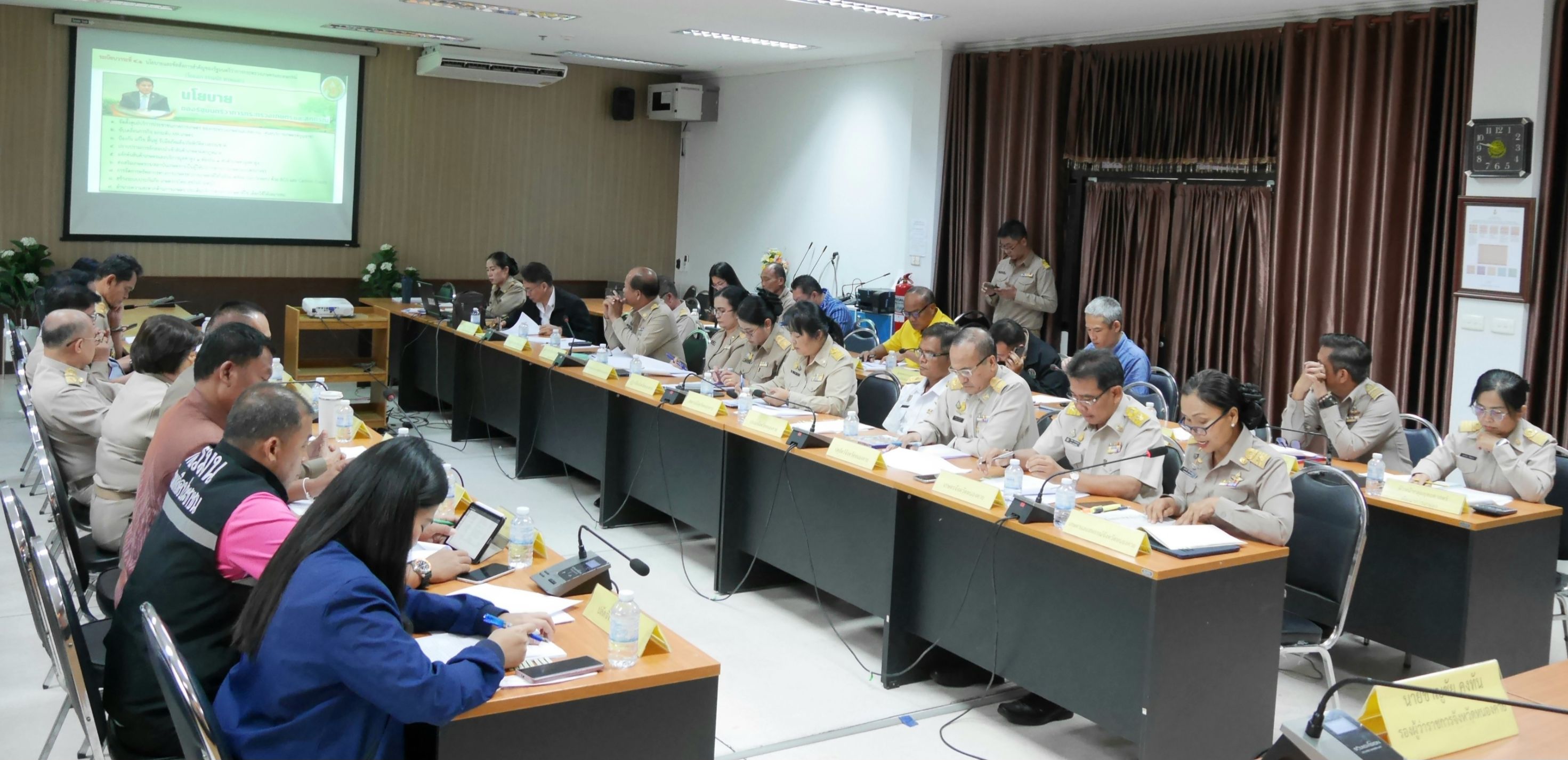 พช.หนองคาย ร่วมการประชุมคณะอนุกรรมการพัฒนาการเกษตรและสหกรณ์ระดับจังหวัดหนองคาย (SCP) ครั้งที่ 1/2567
