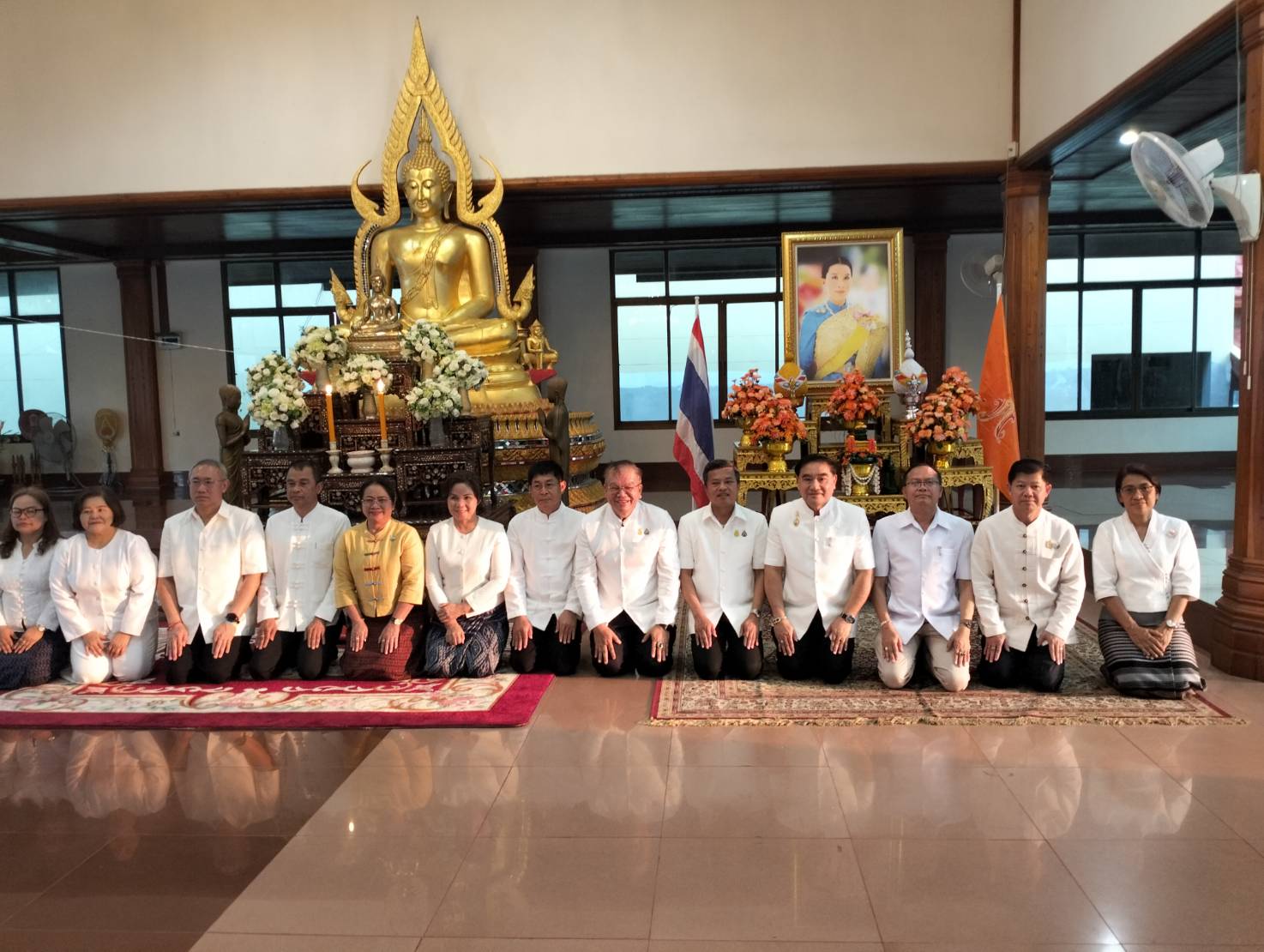 พช.หนองคาย ร่วมพิธีเจริญพระพุทธมนต์เพื่อสวดสาธยายถวายเป็นพระราชกุศล ถวายพระพรชัยมงคลแด่ สมเด็จพระเจ้าลูกเธอ เจ้าฟ้าพัชรกิติยาภา นเรนทิราเทพยวดี กรมหลวงราชสาริณีสิริพัชร มหาวัชรราชธิดา