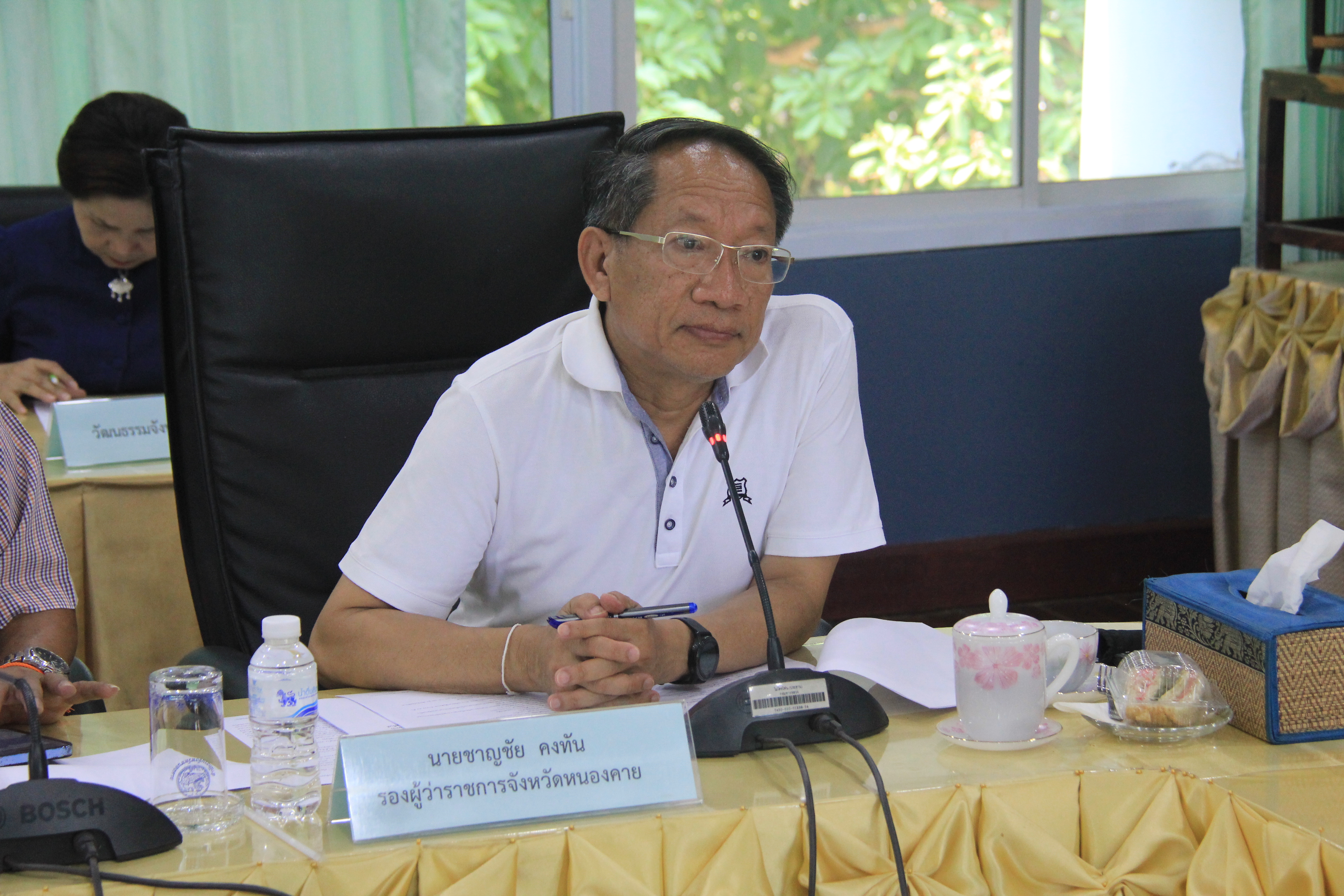 พช.หนองคาย ร่วมประชุมการจัดพิธีเปิดงานฉลองครบรอบ 30 ปี สะพานมิตรภาพไทย-ลาว แห่งที่ 1 และเตรียมการต้อนรับในส่วนภารกิจของรองนายกรัฐมนตรี และรัฐมนตรีว่าการกระทรวงการต่างประเทศ