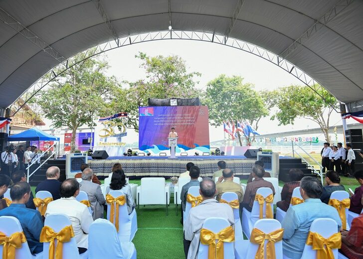 พช.หนองคาย ร่วมพิธีเปิดงานเฉลิมฉลอง 30 ปี สะพานมิตรภาพไทย – ลาว แห่งที่ 1 (หนองคาย – เวียงจันทน์)