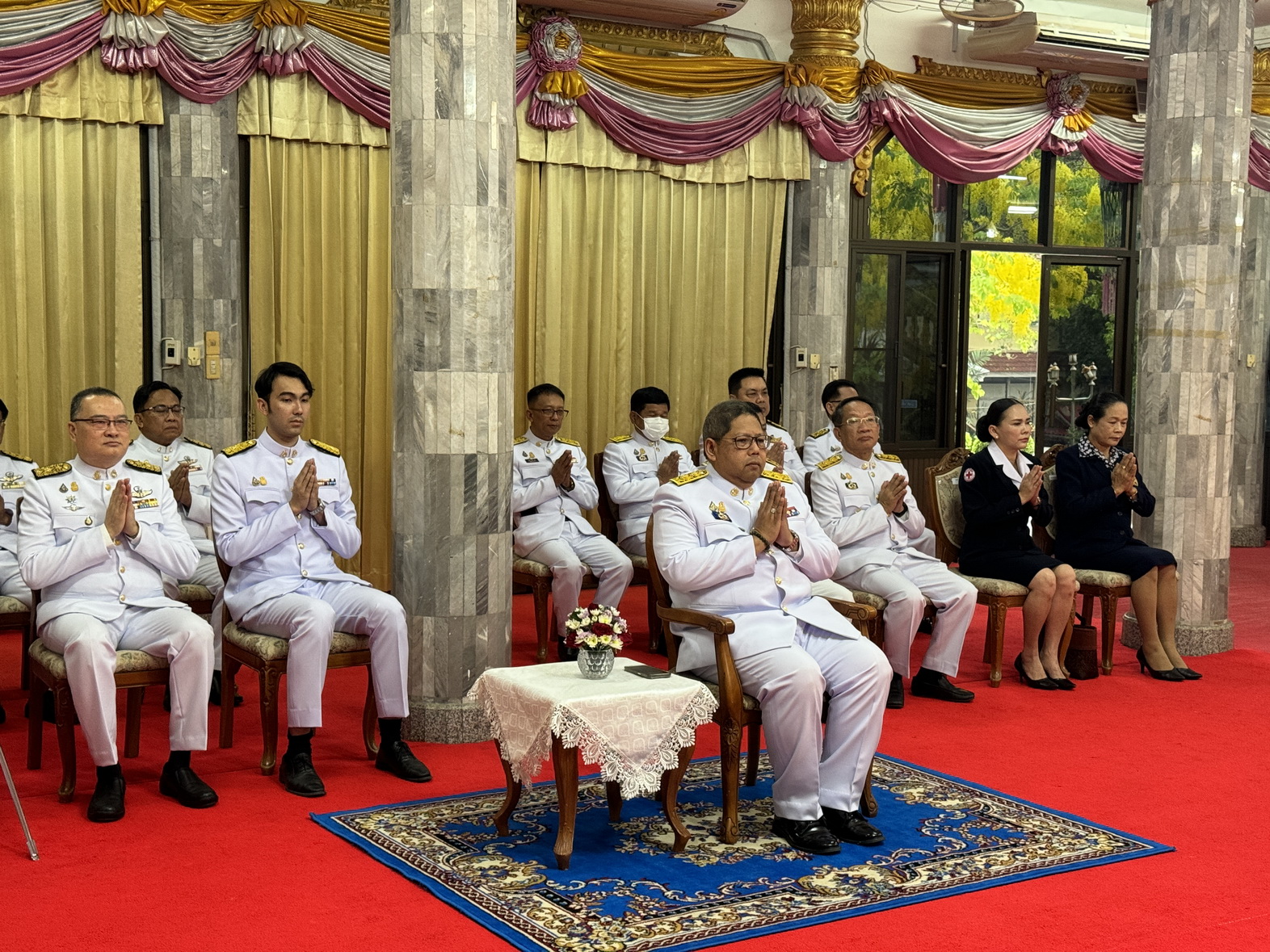 พช.หนองคาย ร่วมพิธีสวดพระพุทธมนต์และพิธีทำบุญตักบาตรถวายพระราชกุศล เนื่องใน “วันพระบาทสมเด็จพระพุทธยอดฟ้าจุฬาโลกมหาราช และวันที่ระลึกมหาจักรีบรมราชวงศ์” ประจำปีพุทธศักราช 2567