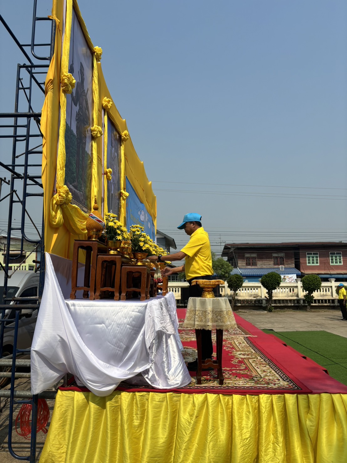 พช.หนองคาย ร่วมกิจกรรมจิตอาสาพัฒนาเนื่องในวันคล้ายวันสวรรคตสมเด็จพระนเรศวรมหาราช