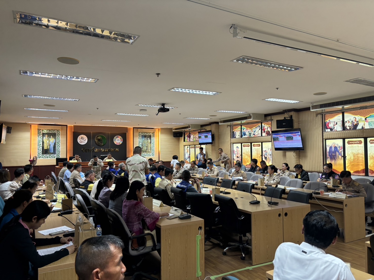 พช.หนองคาย ร่วมการประชุมคณะกรรมการศูนย์อำนวยการป้องกันและปราบปรามยาเสพติดจังหวัดหนองคาย (ศอ.ปส.จ.นค.) ครั้งที่ 3/2567