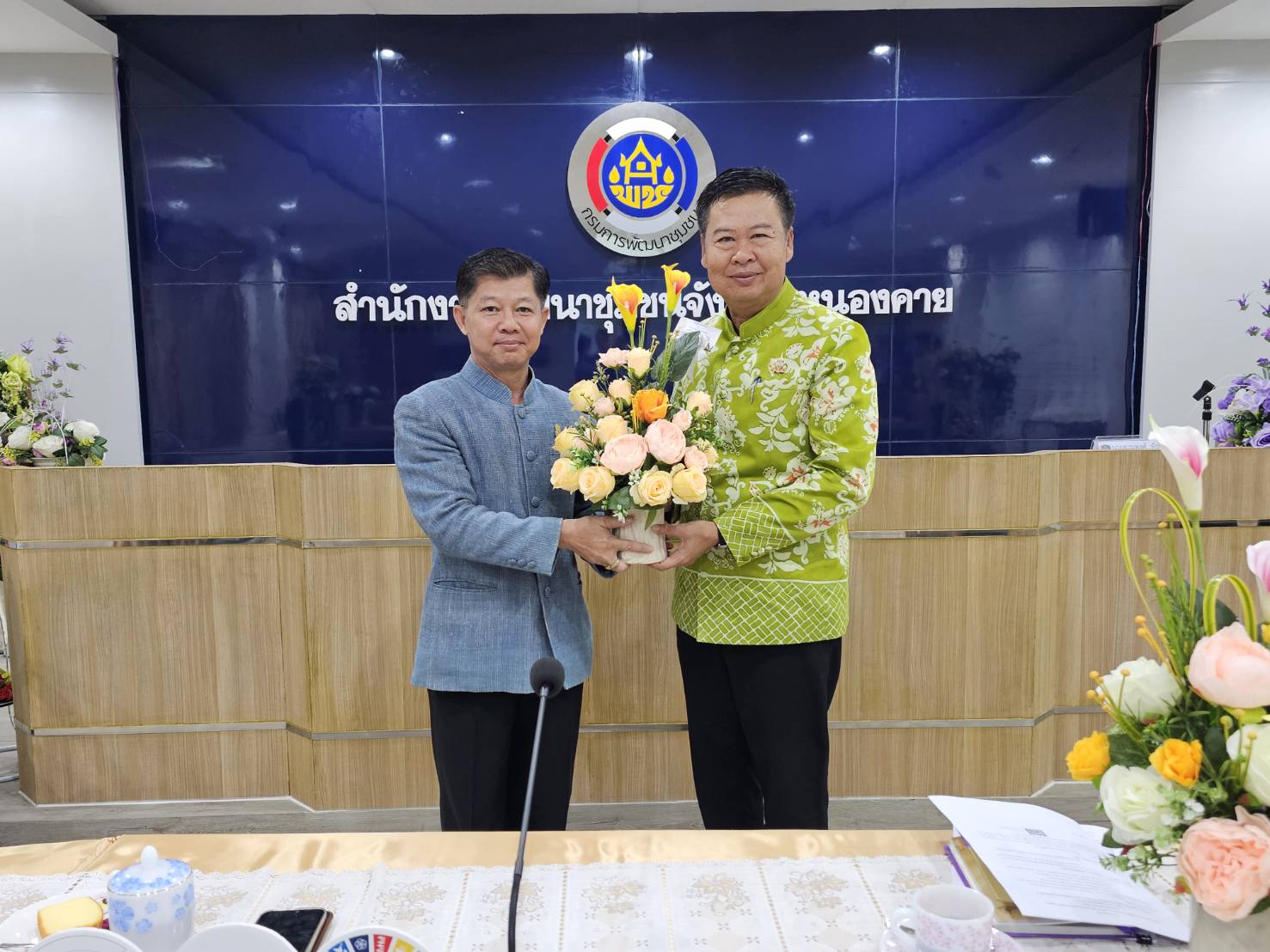 พช.หนองคาย รับการตรวจติดตามผลการปฏิบัติราชการ ประจำไตรมาส 2 พ.ศ.2567 เขตตรวจราชการที่ 10 กลุ่มจังหวัดภาคตะวันออกเฉียงเหนือตอนบน 1