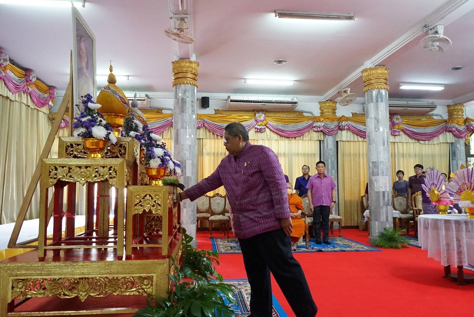 พช.หนองคาย : พิธีทอดผ้าป่าสมทบกองทุนพัฒนาเด็กชนบทในพระราชูปถัมภ์ สมเด็จพระเทพรัตนราชสุดาฯ สยามบรมราชกุมารี จังหวัดหนองคาย ปี 2567