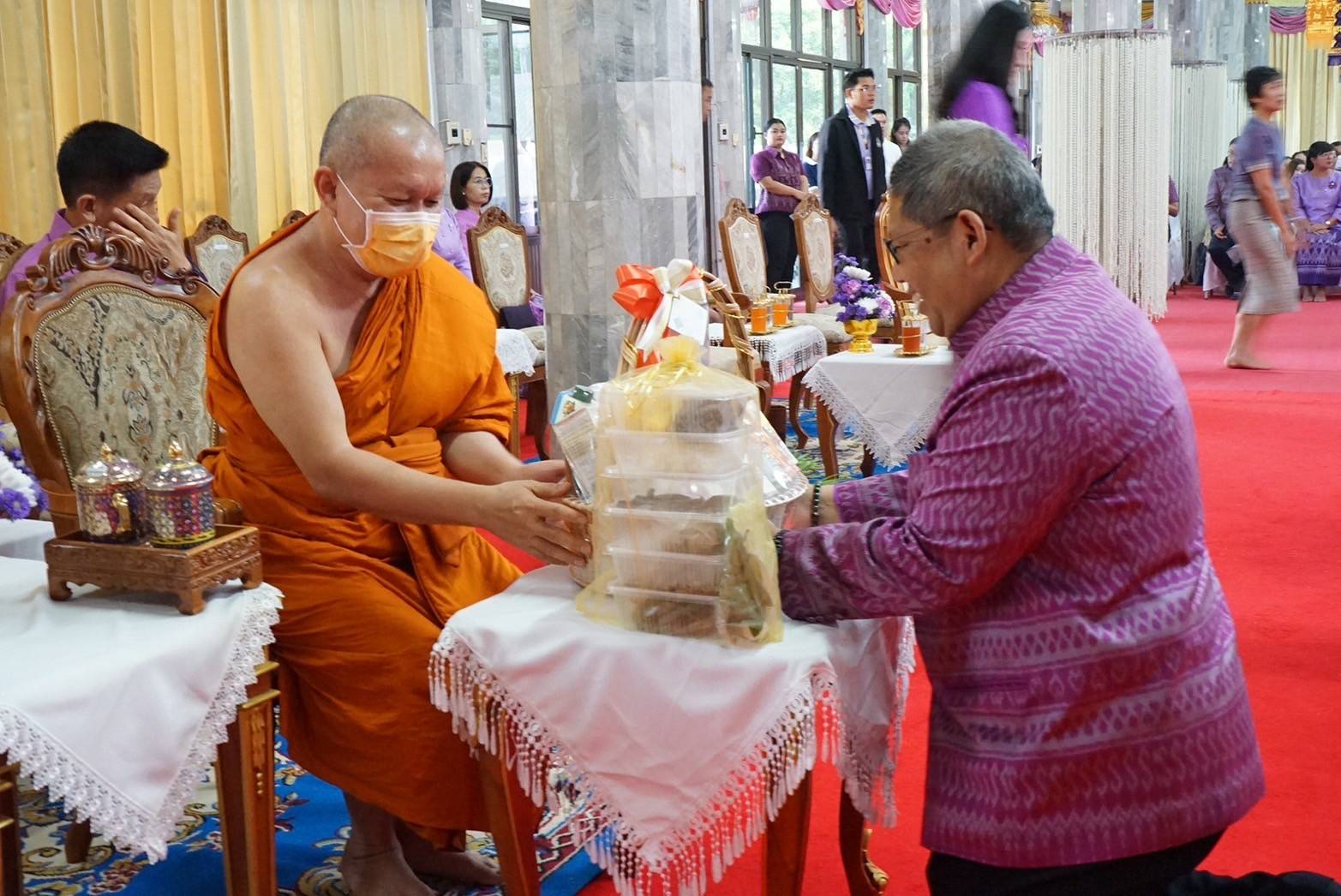 พช.หนองคาย : พิธีทอดผ้าป่าสมทบกองทุนพัฒนาเด็กชนบทในพระราชูปถัมภ์ สมเด็จพระเทพรัตนราชสุดาฯ สยามบรมราชกุมารี จังหวัดหนองคาย ปี 2567