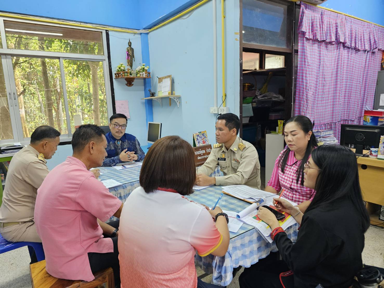 พช.หนองคาย ลงพื้นที่ นิเทศติดตามส่งเสริมและสนับสนุนการดำเนินงานพัฒนาชุมชนอำเภอเฝ้าไร่ จังหวัดหนองคาย
