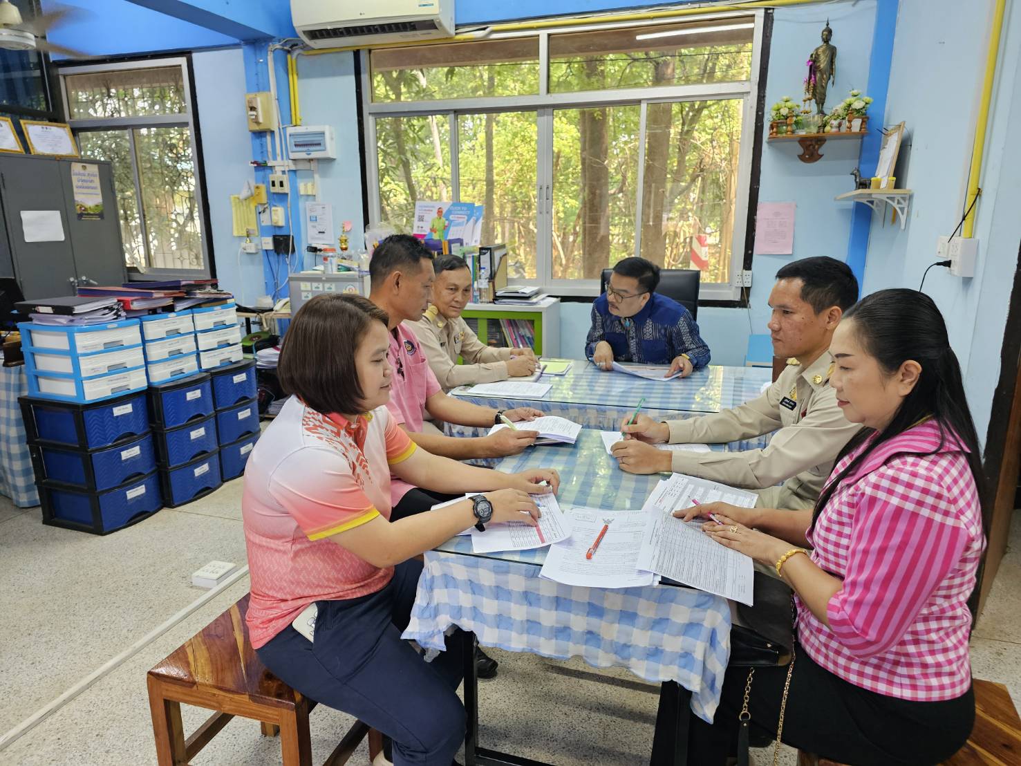 พช.หนองคาย ลงพื้นที่ นิเทศติดตามส่งเสริมและสนับสนุนการดำเนินงานพัฒนาชุมชนอำเภอเฝ้าไร่ จังหวัดหนองคาย