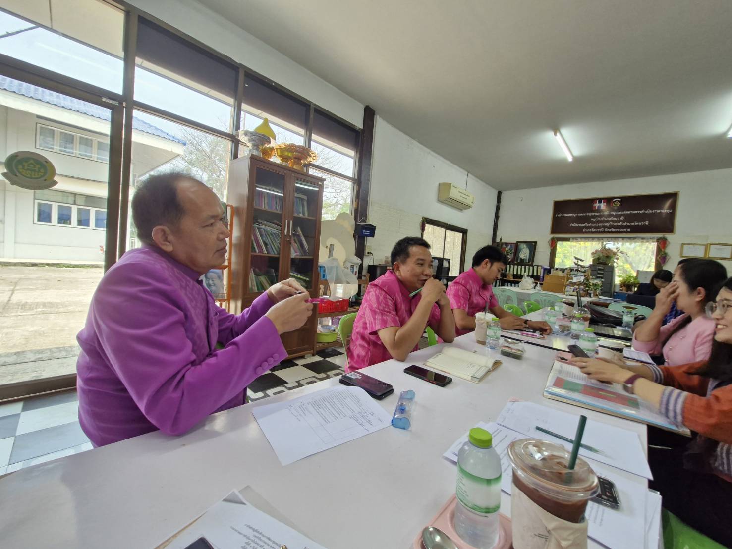 พช.หนองคาย ลงพื้นที่ นิเทศติดตามส่งเสริมและสนับสนุนการดำเนินงานพัฒนาชุมชนอำเภอรัตนวาปี