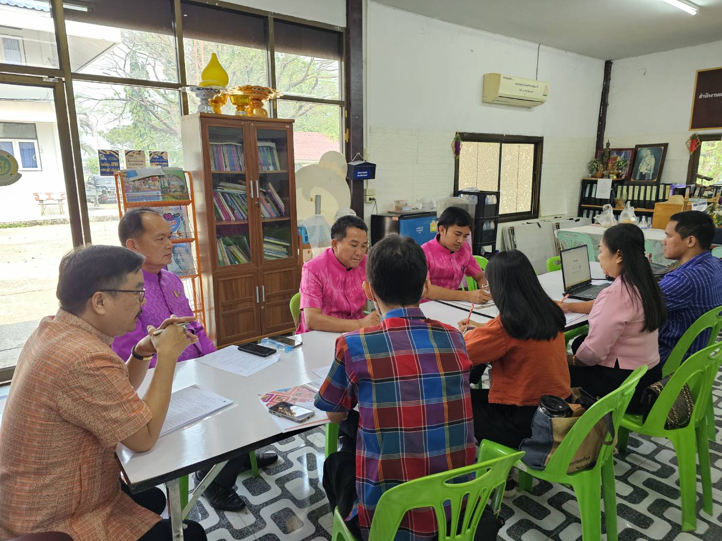 พช.หนองคาย ลงพื้นที่ นิเทศติดตามส่งเสริมและสนับสนุนการดำเนินงานพัฒนาชุมชนอำเภอรัตนวาปี