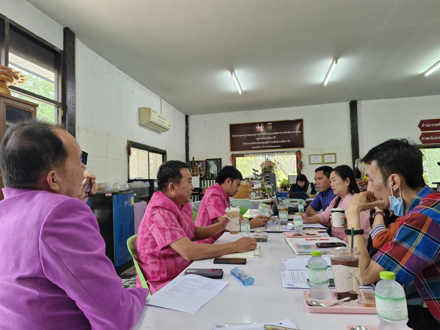 พช.หนองคาย ลงพื้นที่ นิเทศติดตามส่งเสริมและสนับสนุนการดำเนินงานพัฒนาชุมชนอำเภอรัตนวาปี