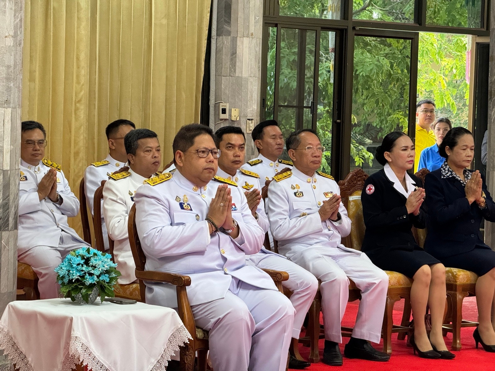 พช.หนองคาย ร่วมพิธีทำบุญตักบาตรถวายพระราชกุศล เนื่องในวันคล้ายวันประสูติ สมเด็จพระเจ้าลูกยาเธอ เจ้าฟ้าทีปังกรรัศมีโชติฯ 29 เมษายน 2567