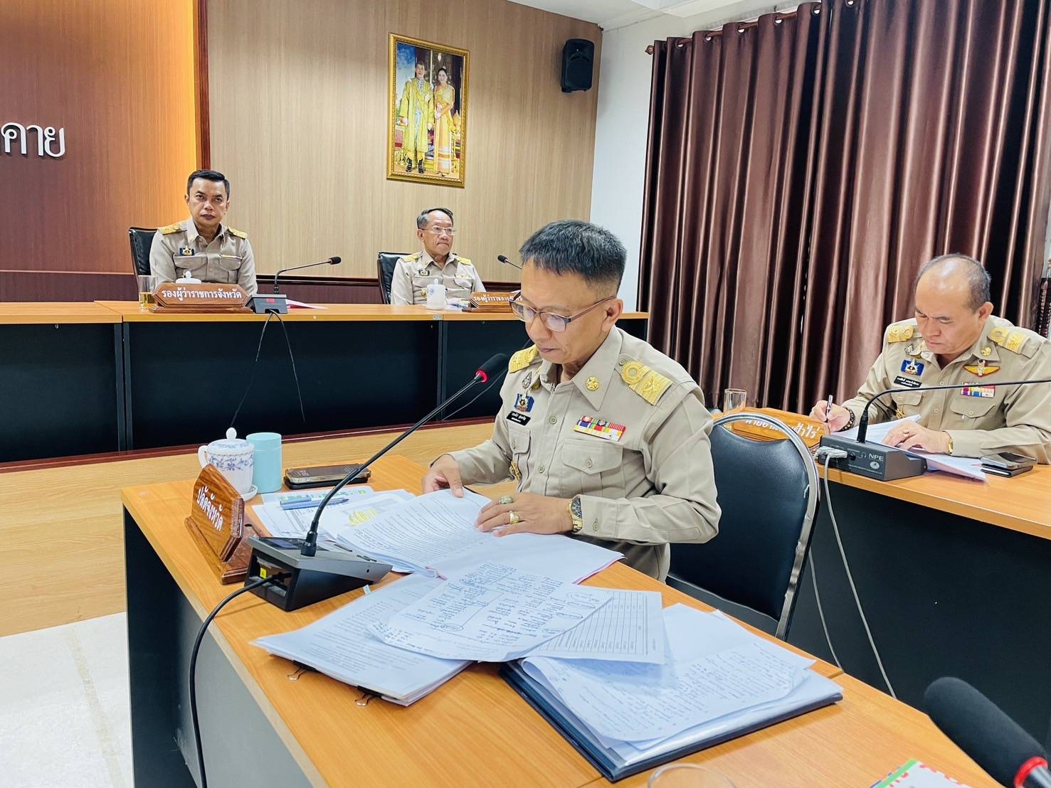 พช.หนองคาย ร่วมการประชุมนายอำเภอและหัวหน้าส่วนสังกัดกระทรวงมหาดไทย