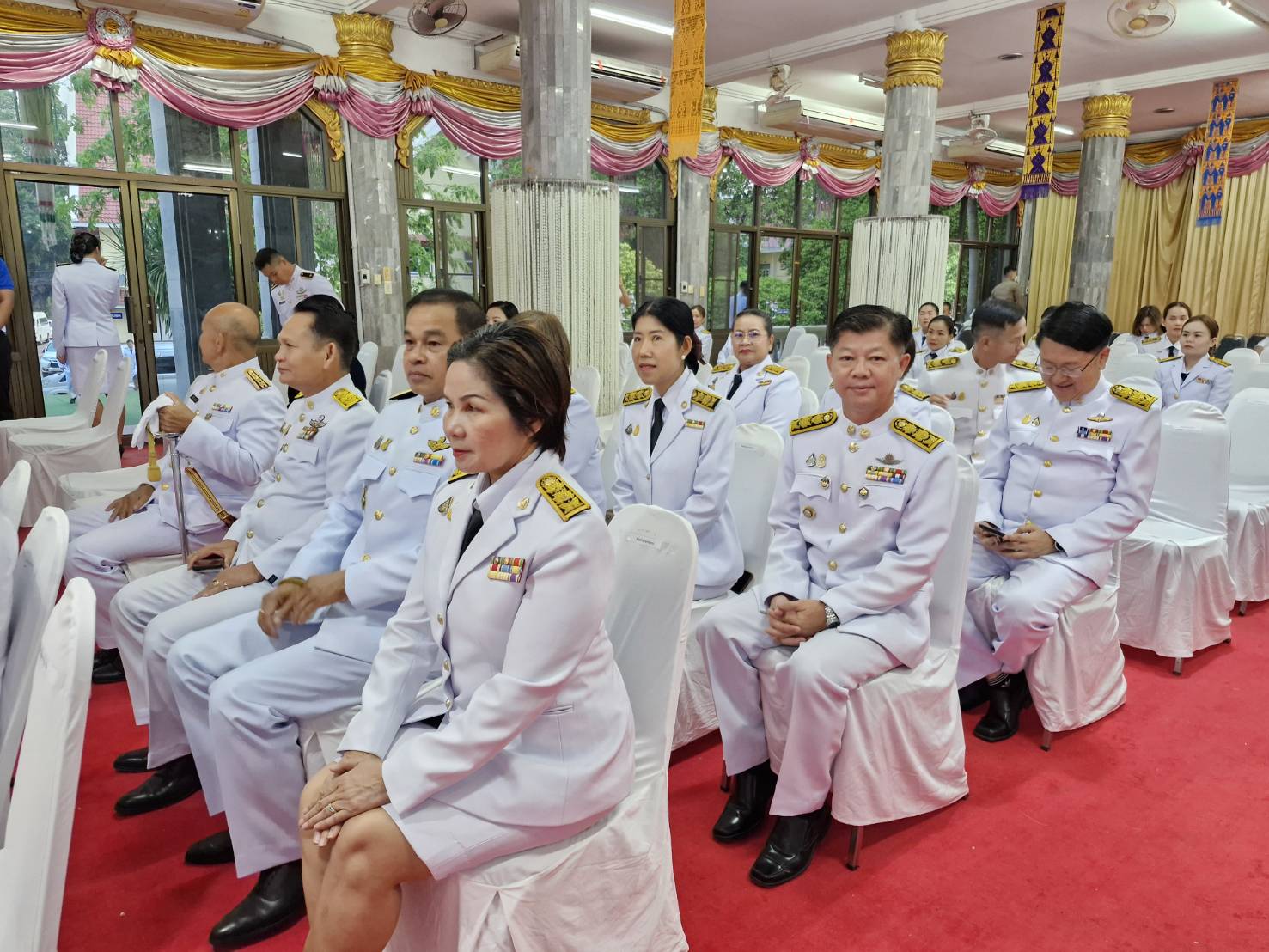 พช.หนองคาย ร่วมพิธีทำบุญตักบาตรถวายพระราชกุศล เนื่องในวันคล้ายวันประสูติ สมเด็จพระเจ้าลูกยาเธอ เจ้าฟ้าทีปังกรรัศมีโชติฯ 29 เมษายน 2567