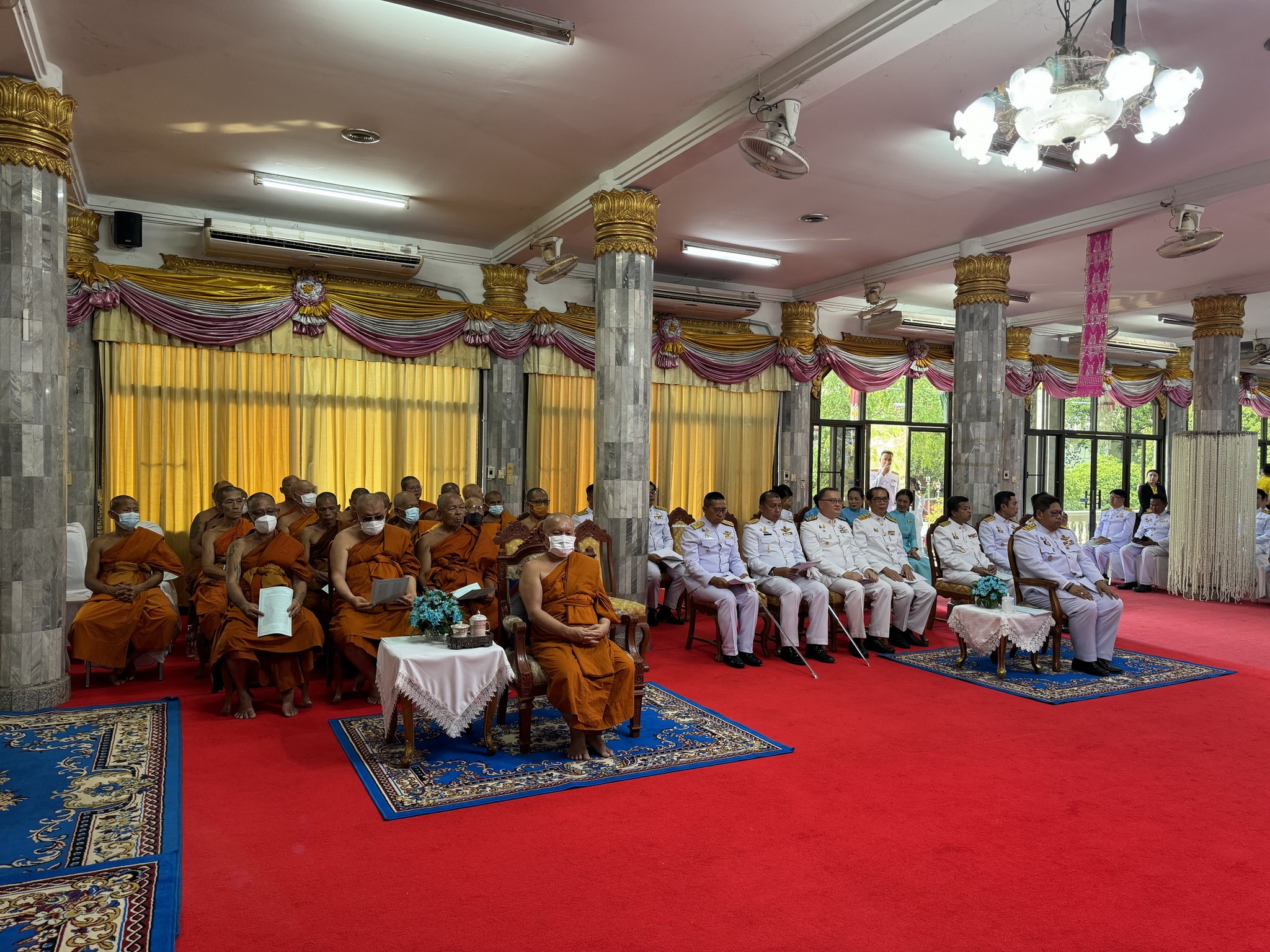 พช.หนองคาย ร่วมพิธีเจริญพระพุทธมนต์ เจริญจิตตภาวนา ถวายพระพรชัยมงคล แด่ พระบาทสมเด็จพระเจ้าอยู่หัว เนื่องในโอกาสพระราชพิธีมหามงคลเฉลิมพระชนมพรรษา 6 รอบ 28 กรกฎาคม 2567 และเนื่องในโอกาสวันคล้ายวันประสูติ สมเด็จพระเจ้าลูกยาเธอ เจ้าฟ้าทีปังกรรัศมีโชติฯ