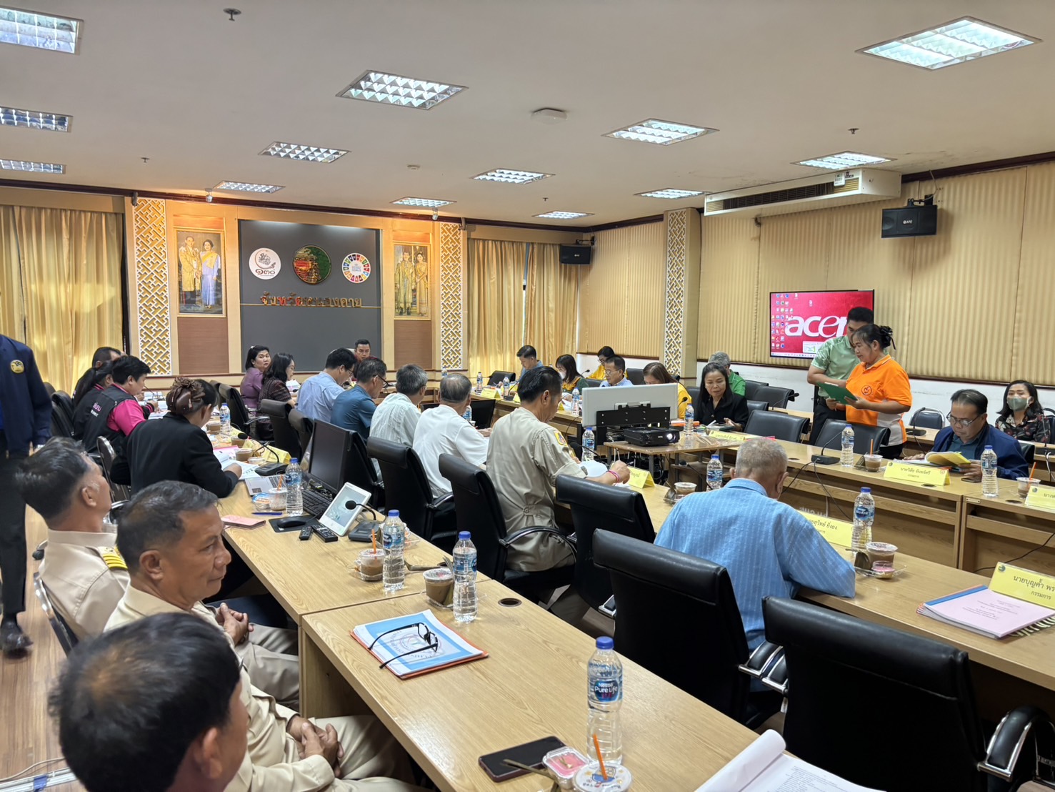 พช.หนองคาย ร่วมการประชุมคณะกรรมการสนับสนุนการขับเคลื่อนสวัสดิการชุมชนจังหวัดหนองคาย ครั้งที่ 1/2567