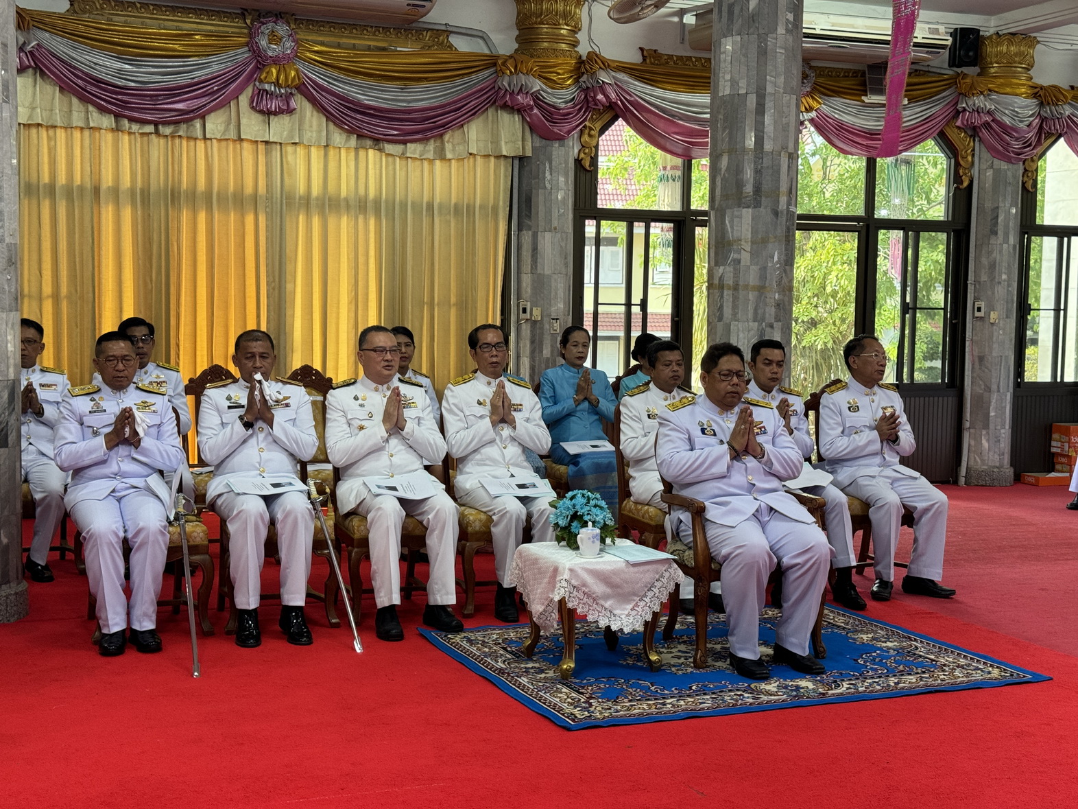 พช.หนองคาย ร่วมพิธีเจริญพระพุทธมนต์ เจริญจิตตภาวนา ถวายพระพรชัยมงคล แด่ พระบาทสมเด็จพระเจ้าอยู่หัว เนื่องในโอกาสพระราชพิธีมหามงคลเฉลิมพระชนมพรรษา 6 รอบ 28 กรกฎาคม 2567 และเนื่องในโอกาสวันคล้ายวันประสูติ สมเด็จพระเจ้าลูกยาเธอ เจ้าฟ้าทีปังกรรัศมีโชติฯ