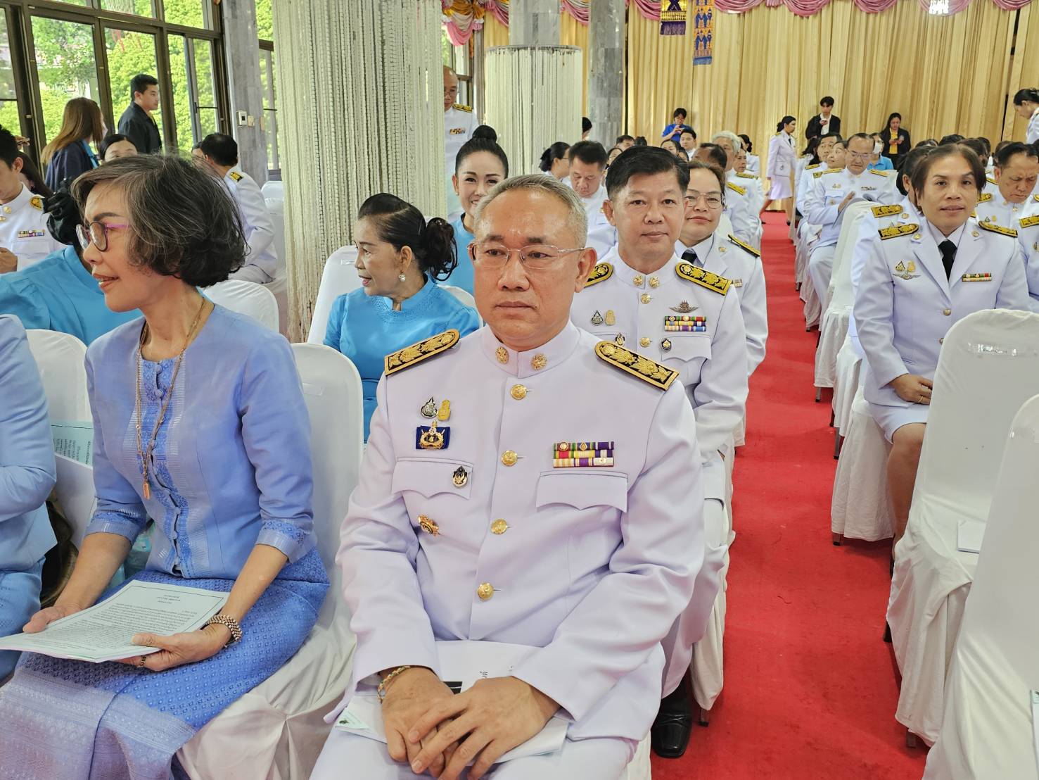พช.หนองคาย ร่วมพิธีเจริญพระพุทธมนต์ เจริญจิตตภาวนา ถวายพระพรชัยมงคล แด่ พระบาทสมเด็จพระเจ้าอยู่หัว เนื่องในโอกาสพระราชพิธีมหามงคลเฉลิมพระชนมพรรษา 6 รอบ 28 กรกฎาคม 2567 และเนื่องในโอกาสวันคล้ายวันประสูติ สมเด็จพระเจ้าลูกยาเธอ เจ้าฟ้าทีปังกรรัศมีโชติฯ
