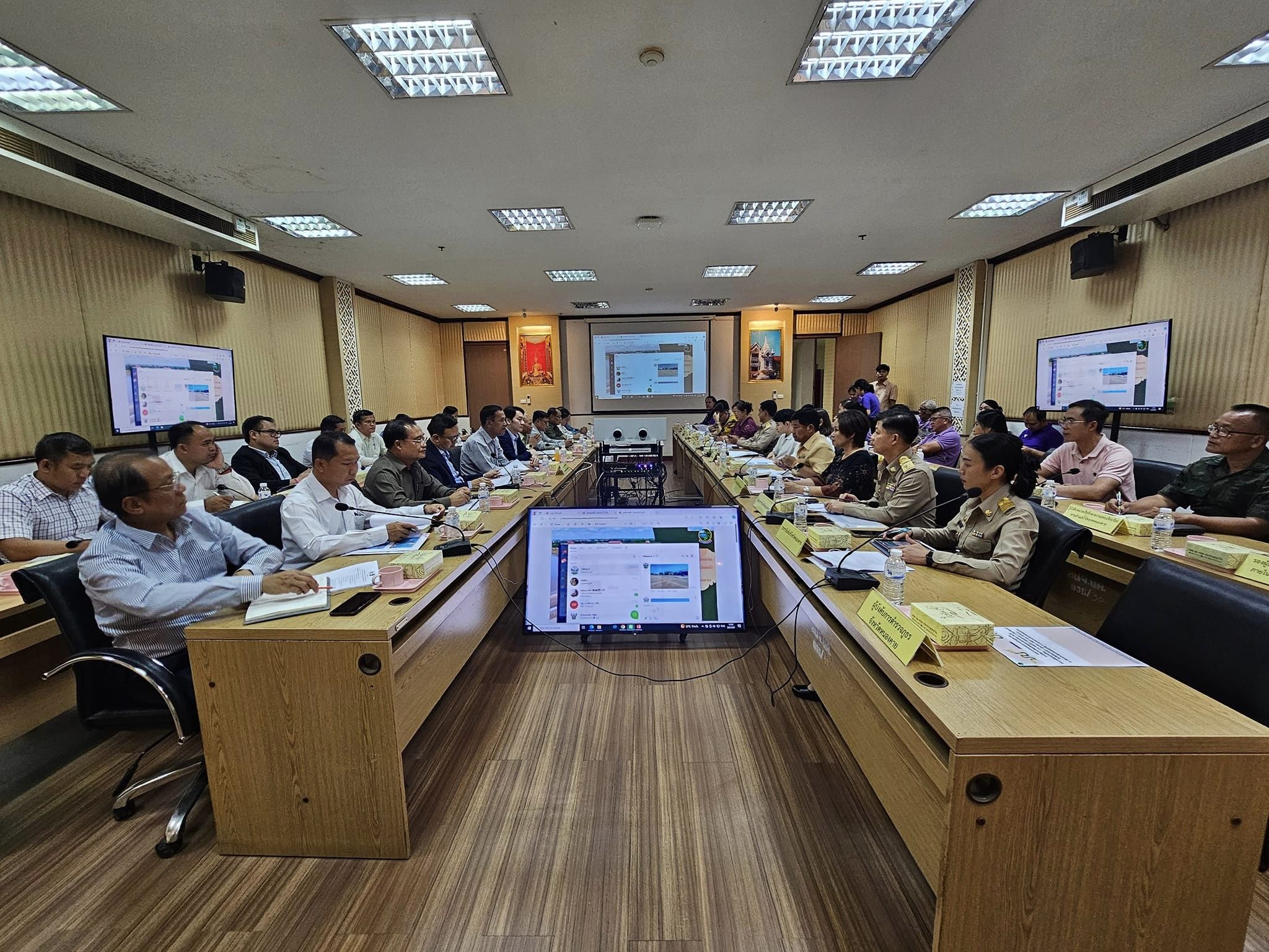 พช.หนองคาย ร่วมการประชุมหารือจัดงานเฉลิมฉลองวันครบรอบ 30 ปี สะพานมิตรภาพไทย – ลาว แห่งที่ 1 (หนองคาย – เวียงจันทน์)