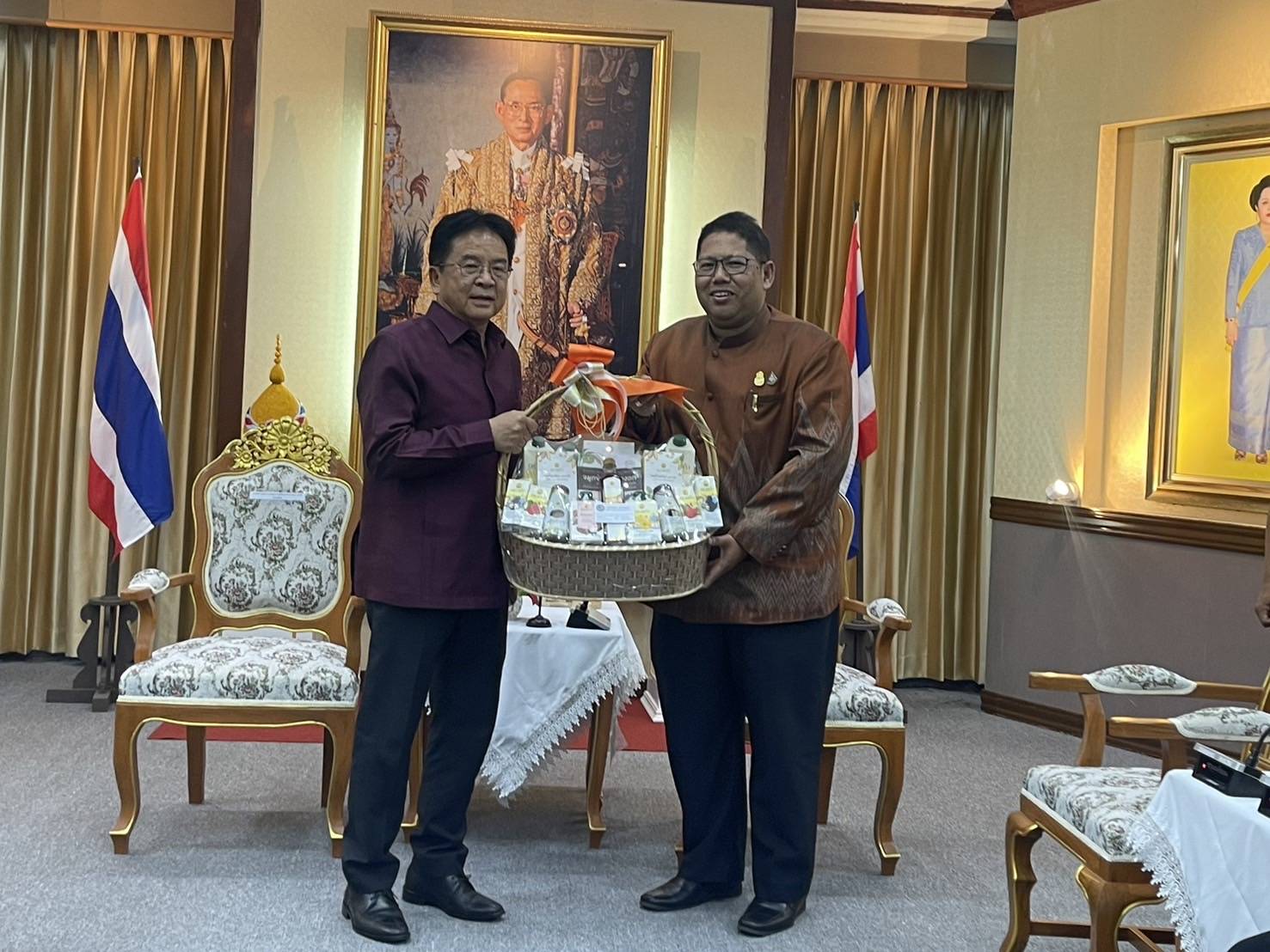 พช.หนองคาย ร่วมต้อนรับเอกอัครราชทูตสาธารณรัฐประชาธิปไตยประชาชนลาว ประจำประเทศไทย