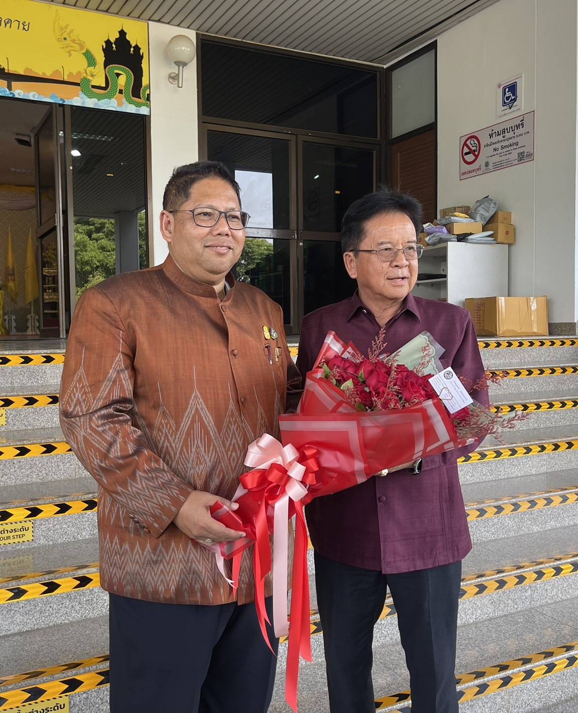 พช.หนองคาย ร่วมต้อนรับเอกอัครราชทูตสาธารณรัฐประชาธิปไตยประชาชนลาว ประจำประเทศไทย