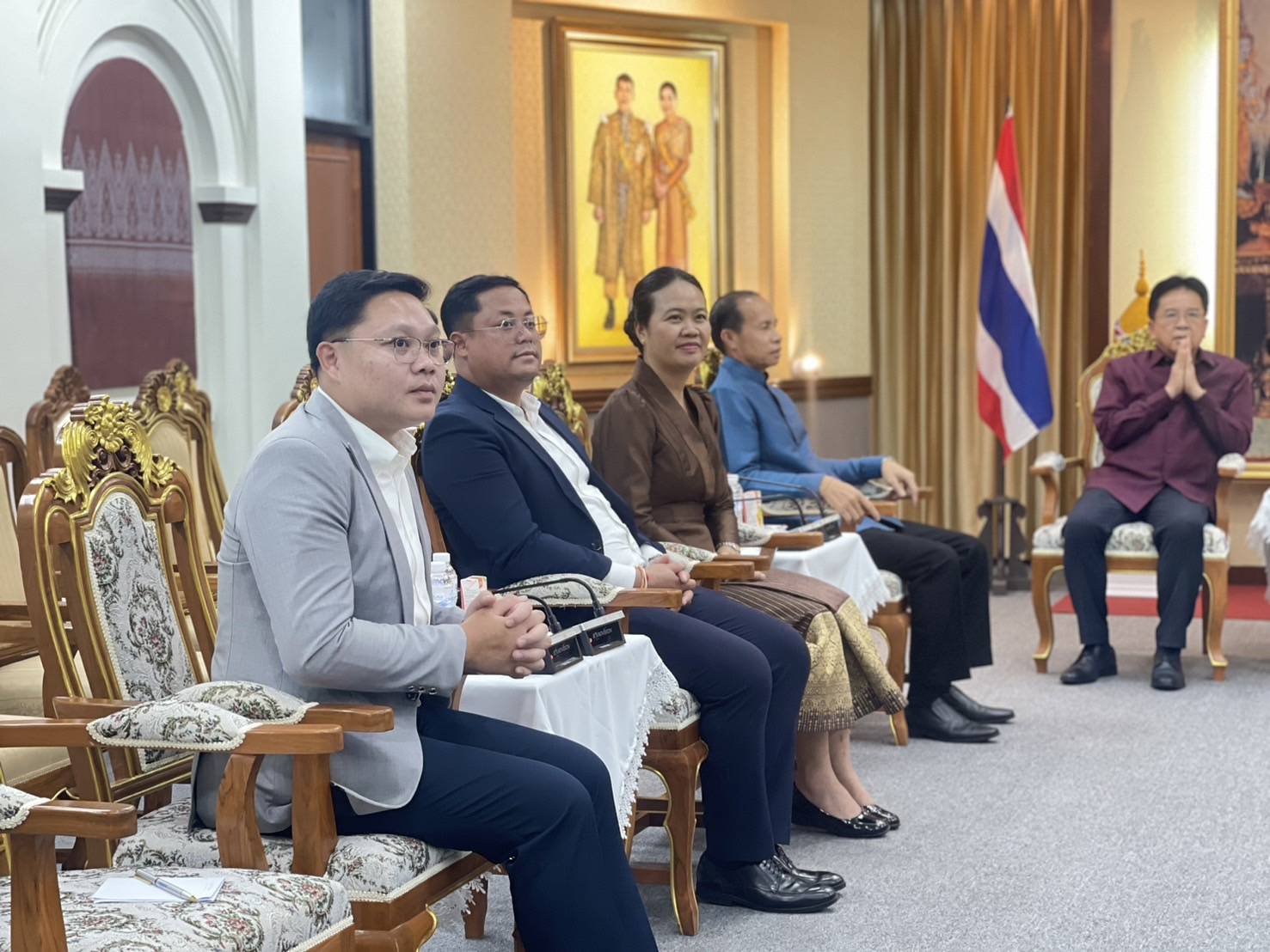 พช.หนองคาย ร่วมต้อนรับเอกอัครราชทูตสาธารณรัฐประชาธิปไตยประชาชนลาว ประจำประเทศไทย