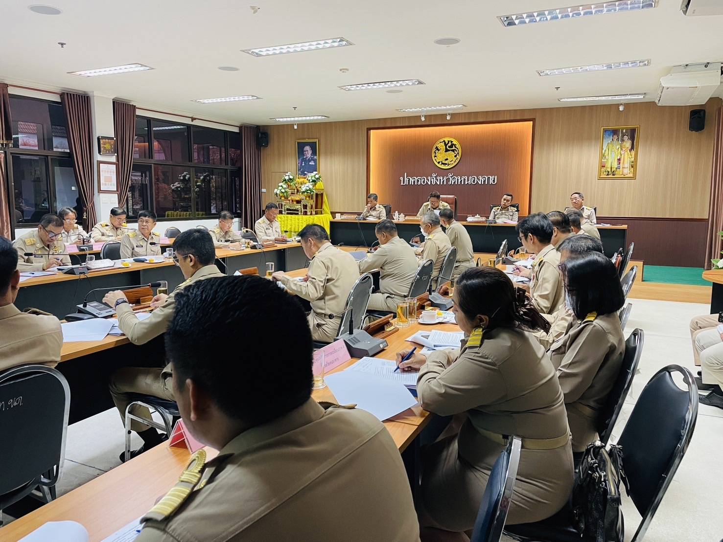 พช.หนองคาย ร่วมการประชุมนายอำเภอและหัวหน้าส่วนสังกัดกระทรวงมหาดไทย