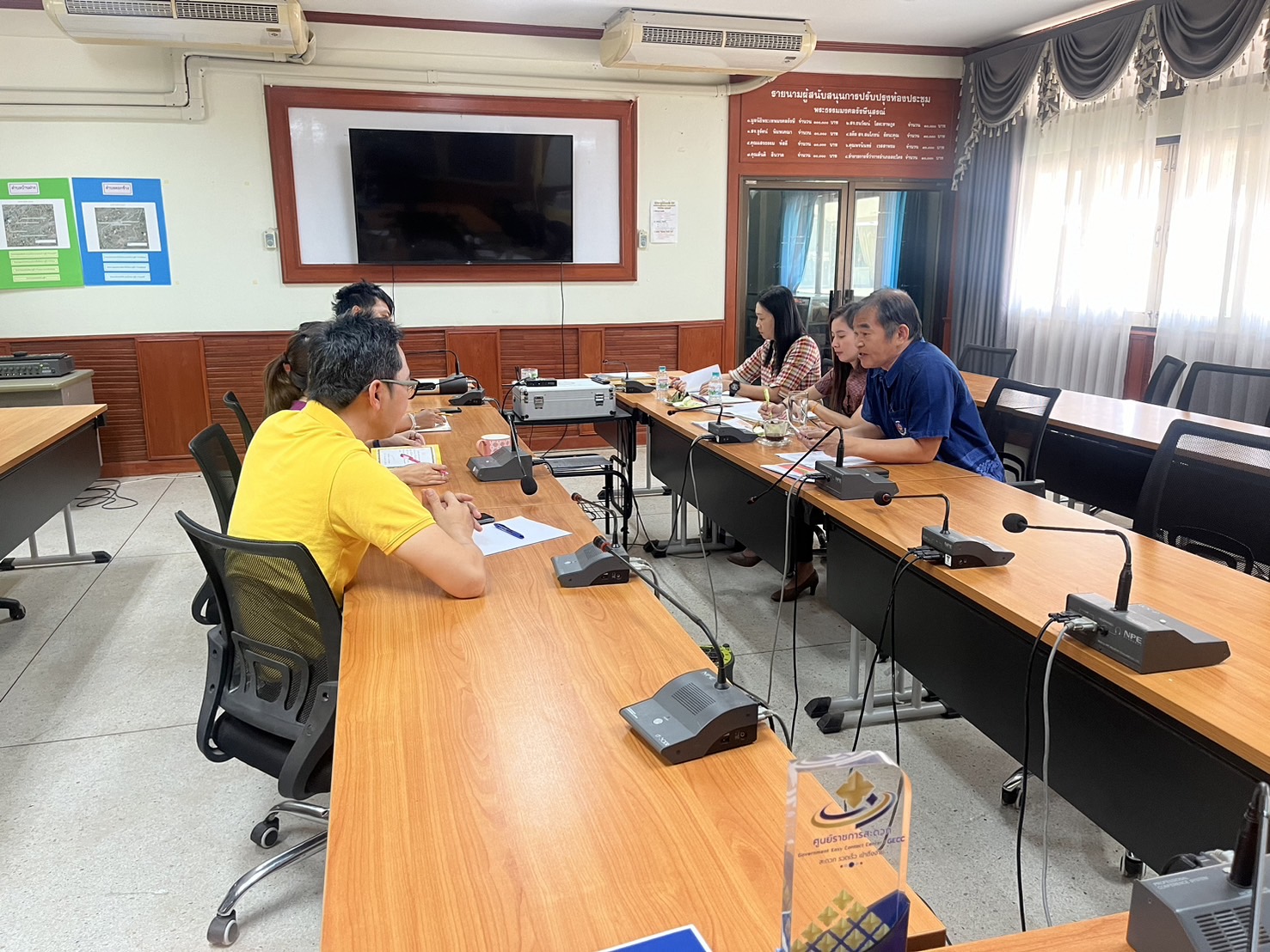 พช.หนองคาย ลงพื้นที่ นิเทศติดตามส่งเสริมและสนับสนุนการดำเนินงานสำนักงานพัฒนาชุมชนอำเภอสระใคร จังหวัดหนองคาย