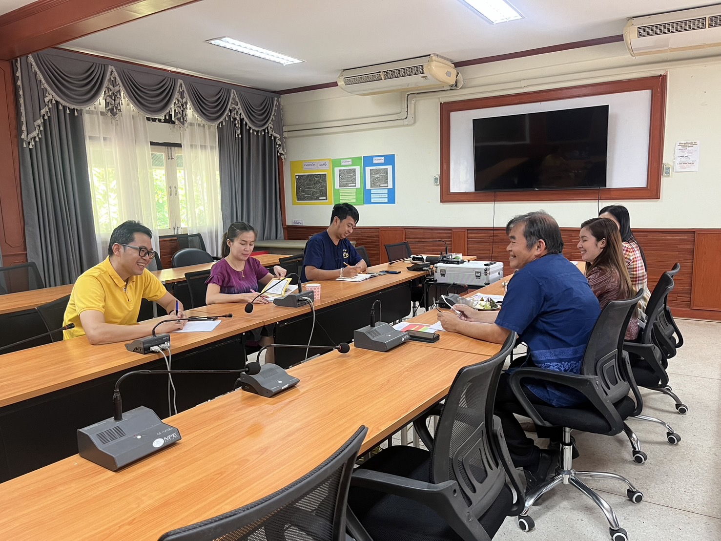 พช.หนองคาย ลงพื้นที่ นิเทศติดตามส่งเสริมและสนับสนุนการดำเนินงานสำนักงานพัฒนาชุมชนอำเภอสระใคร จังหวัดหนองคาย