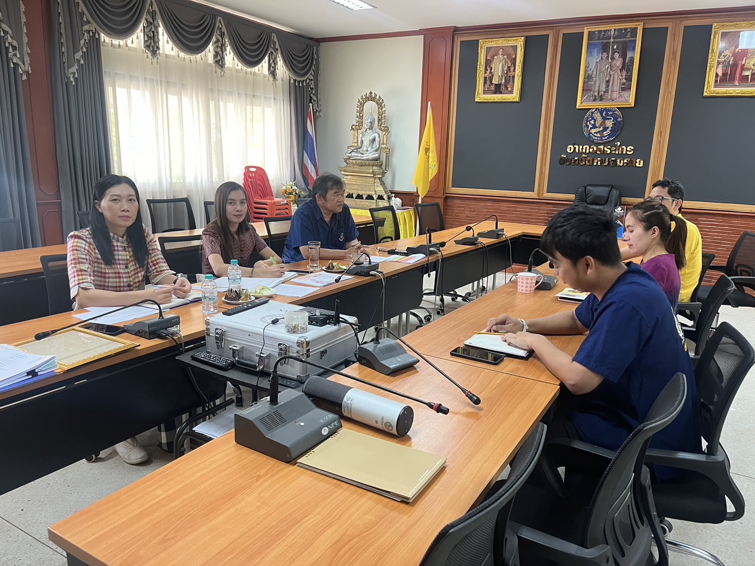 พช.หนองคาย ลงพื้นที่ นิเทศติดตามส่งเสริมและสนับสนุนการดำเนินงานสำนักงานพัฒนาชุมชนอำเภอสระใคร จังหวัดหนองคาย