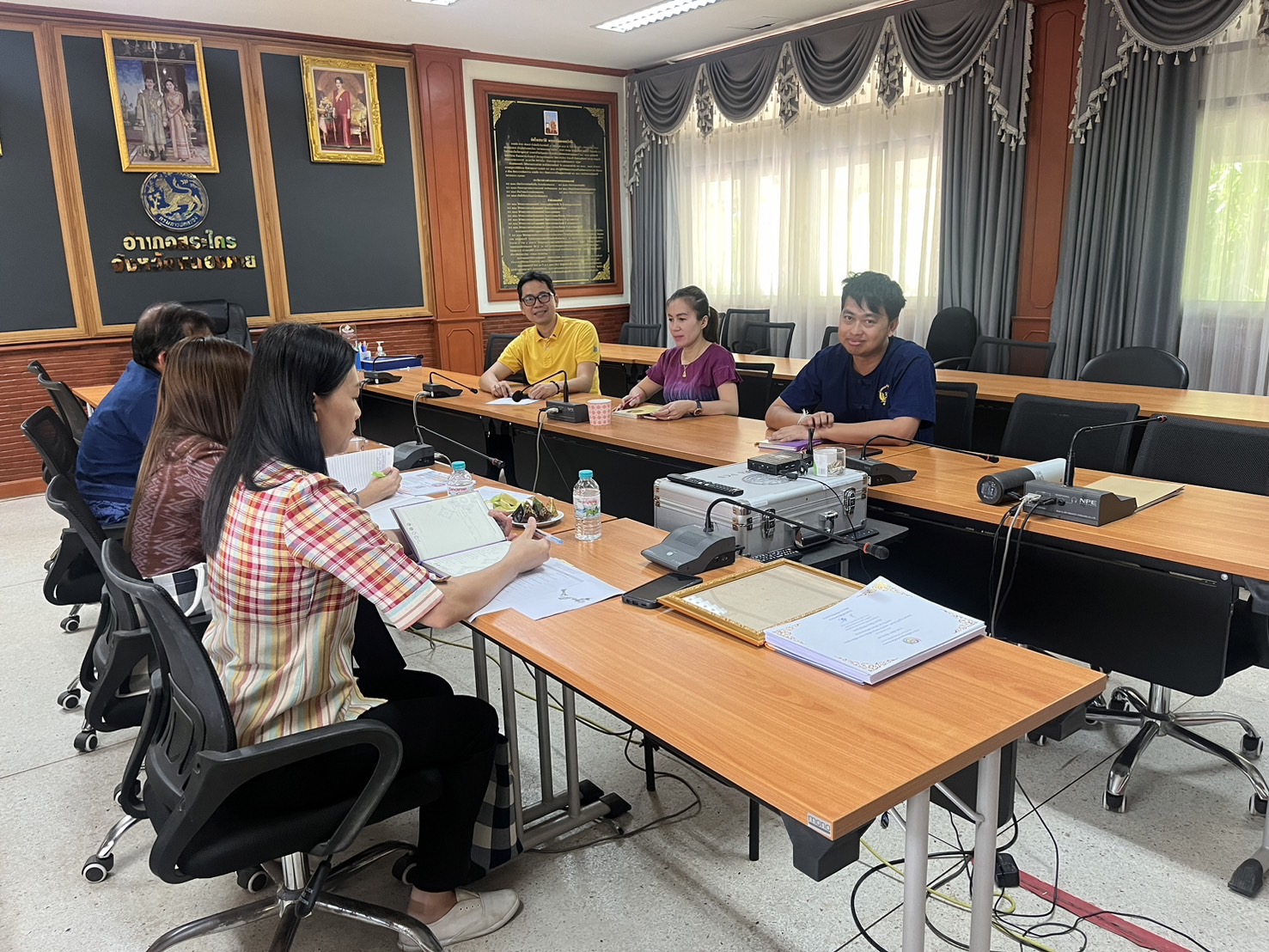 พช.หนองคาย ลงพื้นที่ นิเทศติดตามส่งเสริมและสนับสนุนการดำเนินงานสำนักงานพัฒนาชุมชนอำเภอสระใคร จังหวัดหนองคาย