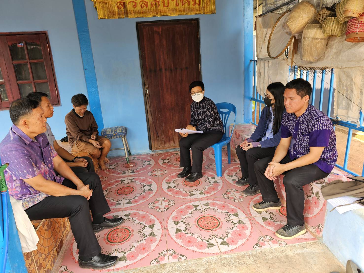 พช.หนองคาย ลงพื้นที่จัดเก็บข้อมูลครัวเรือนที่ขอรับการสนับสนุนวัสดุอุปกรณ์ ภายใต้บันทึกข้อตกลงความร่วมมือในการแก้ไขปัญหาความยากจนเชิงบูรณาการ ระหว่าง กรมการพัฒนาชุมชนกระทรวงมหาดไทย กับ มูลนิธิป่อเต็กตึ๊ง