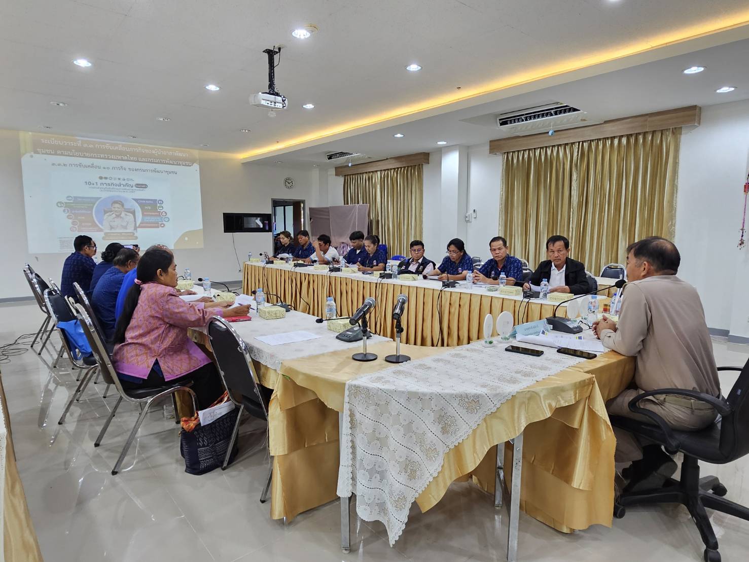 พช.หนองคาย ดำเนินการประชุมขับเคลื่อนการดำเนินงานชมรมอาสาพัฒนาชุมชนจังหวัดหนองคาย