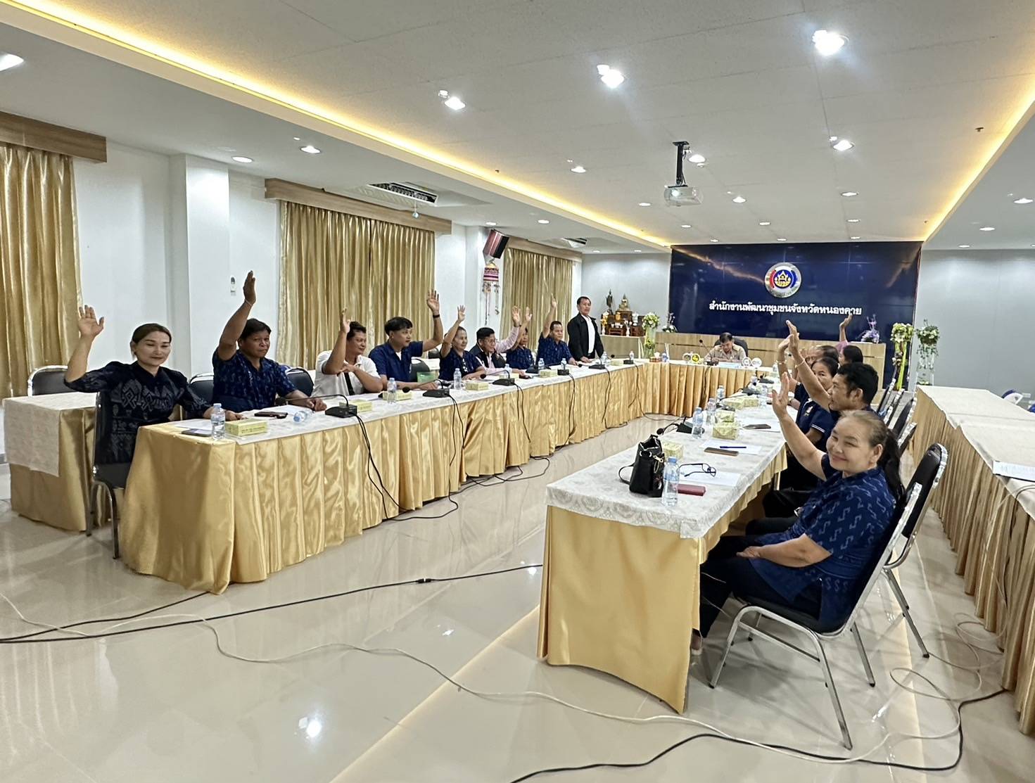 พช.หนองคาย ดำเนินการประชุมขับเคลื่อนการดำเนินงานชมรมอาสาพัฒนาชุมชนจังหวัดหนองคาย