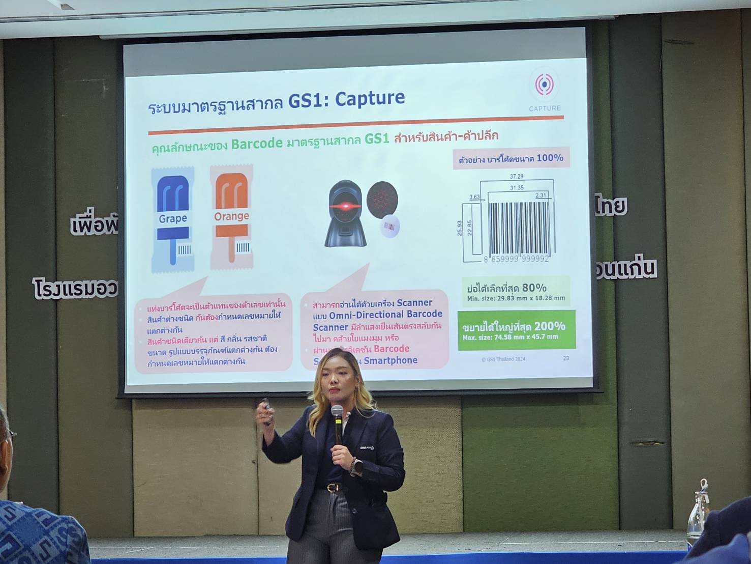 พช.หนองคาย ร่วมโครงการส่งเสริมความรู้เรื่องบาร์โค้ดมาตรฐานสากล GS1 เพื่อพัฒนาศักยภาพผู้ประกอบการและยกระดับมาตรฐานสินค้าไทย ครั้งที่ 3