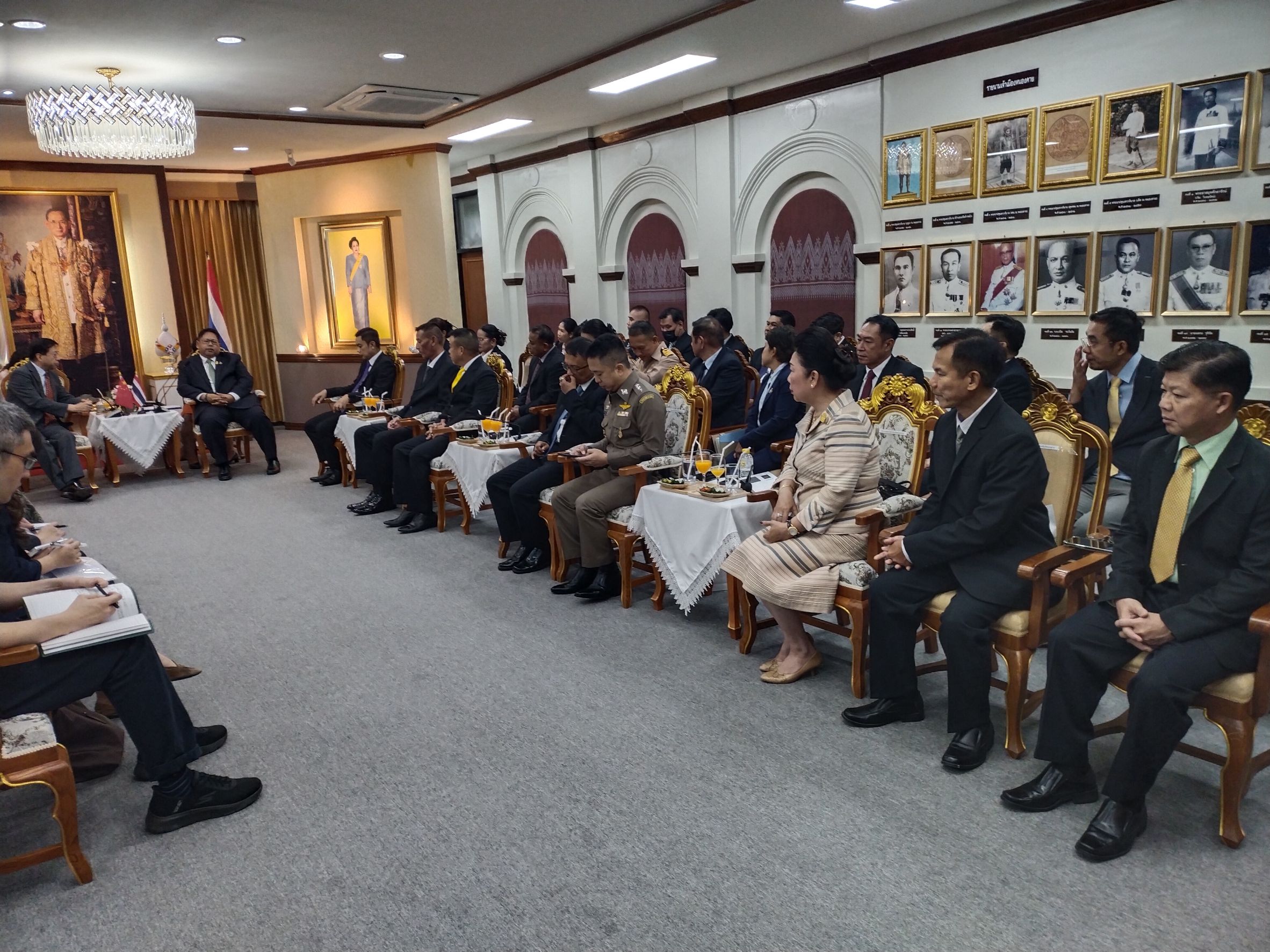 พช.หนองคาย ร่วมต้อนรับเอกอัครราชทูตสาธารณรัฐประชาชนจีน ประจำราชอาณาจักรไทย