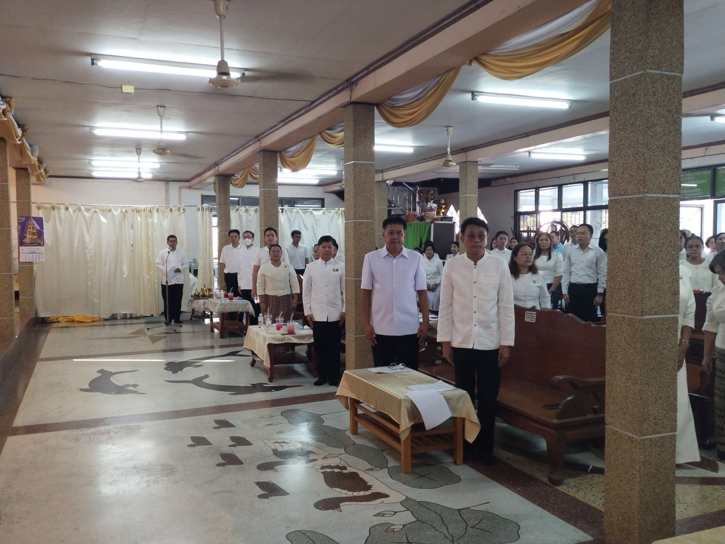 พช.หนองคาย ร่วมพิธีเจริญพระพุทธมนต์เพื่อสวดสาธยายถวายเป็นพระราชกุศล ถวายพระพรชัยมงคลแด่ สมเด็จพระเจ้าลูกเธอ เจ้าฟ้าพัชรกิติยาภา นเรนทิราเทพยวดี กรมหลวงราชสาริณีสิริพัชร มหาวัชรราชธิดา