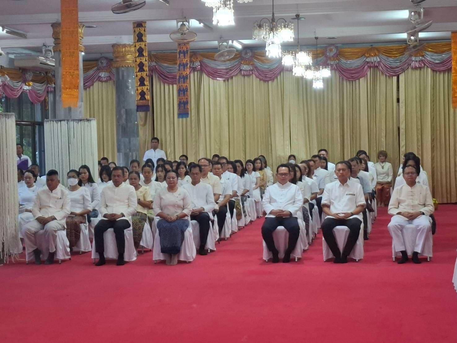 พช.หนองคาย ร่วมกิจกรรมวันสำคัญทางพระพุทธศาสนา (วันวิสาขบูชา) ประจำปี พ.ศ. 2567