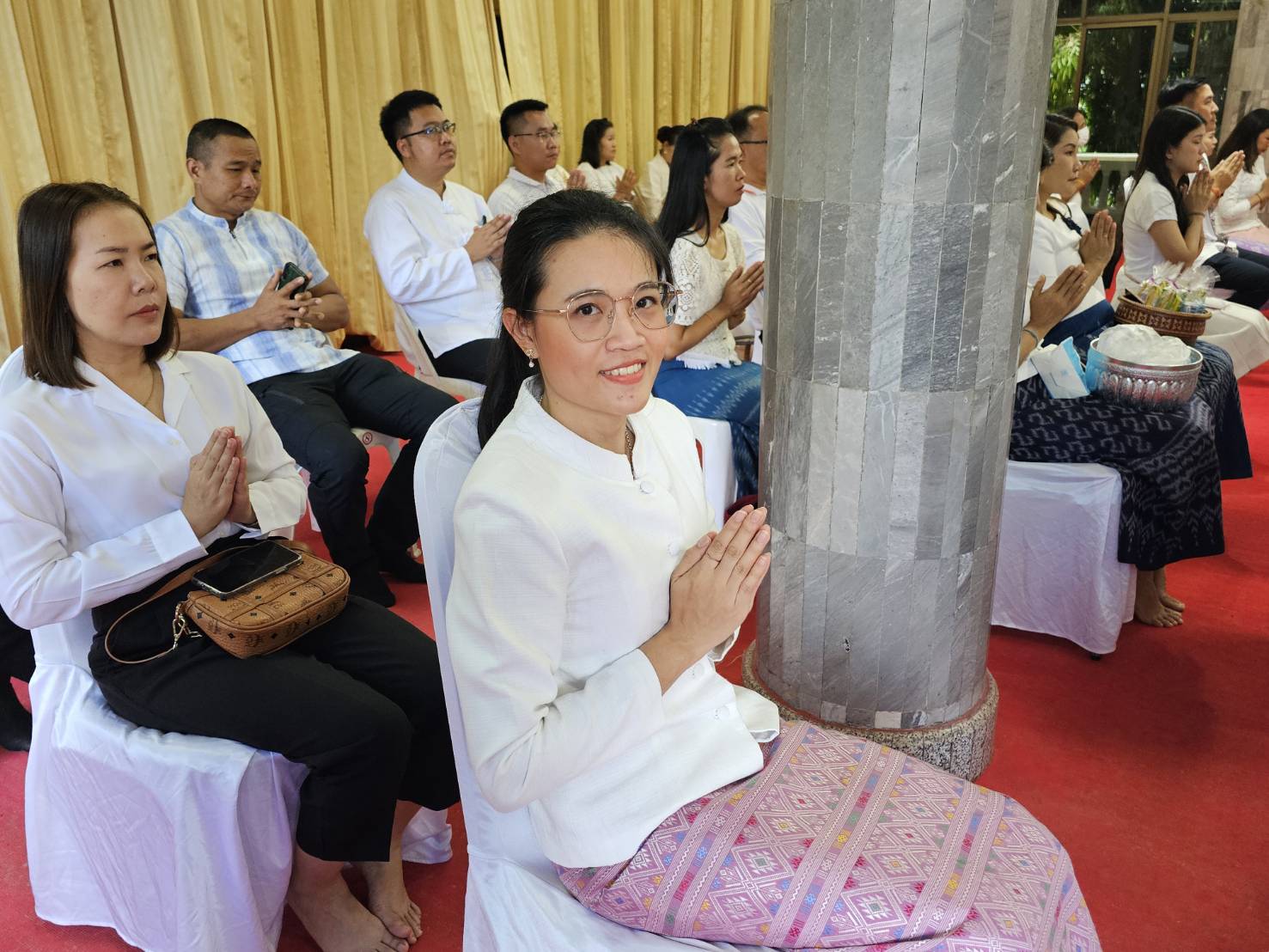 พช.หนองคาย ร่วมกิจกรรมวันสำคัญทางพระพุทธศาสนา (วันวิสาขบูชา) ประจำปี พ.ศ. 2567